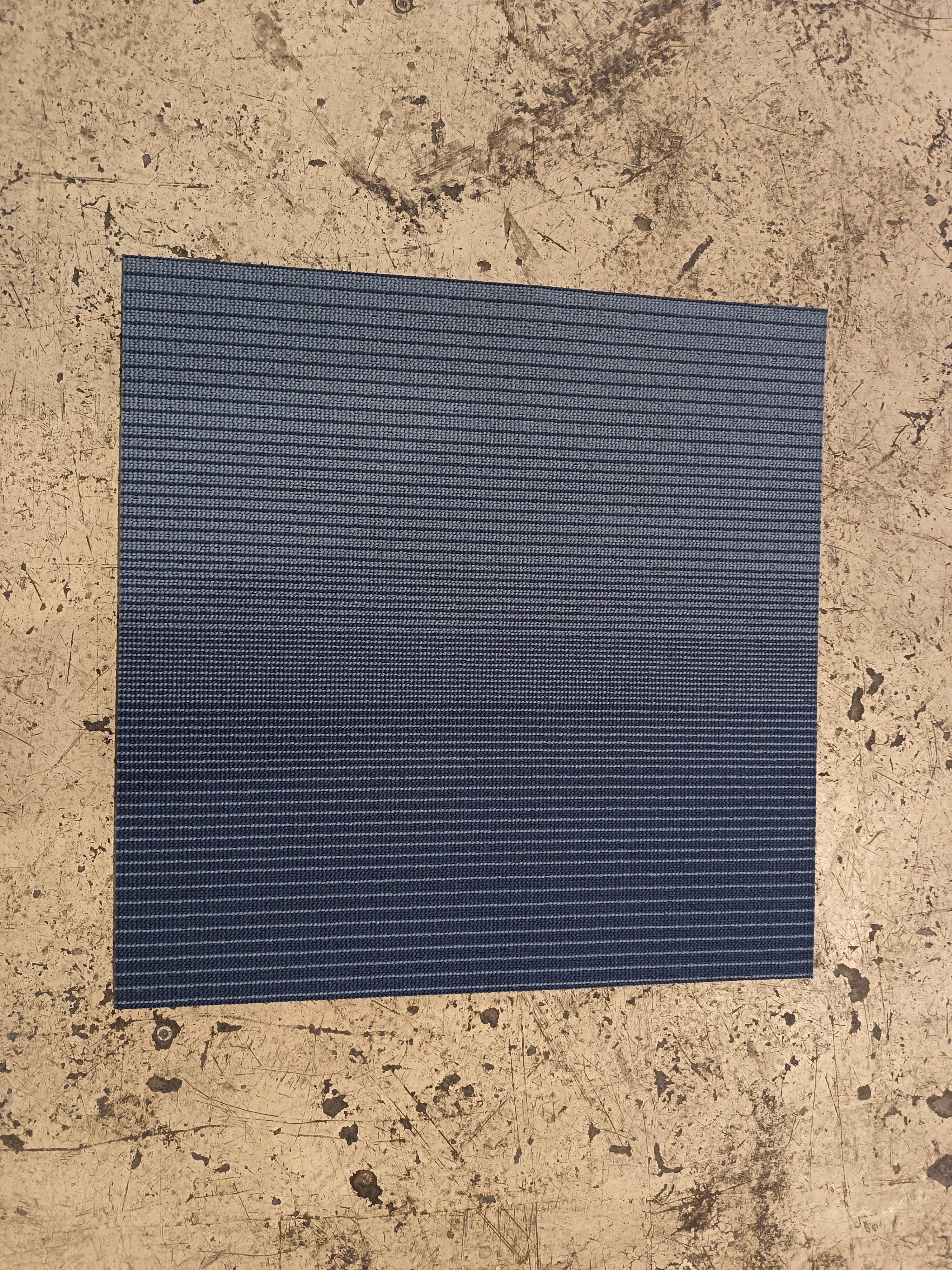 Dalle moquette bleu rayé - 500 x 500 mm - Image 4