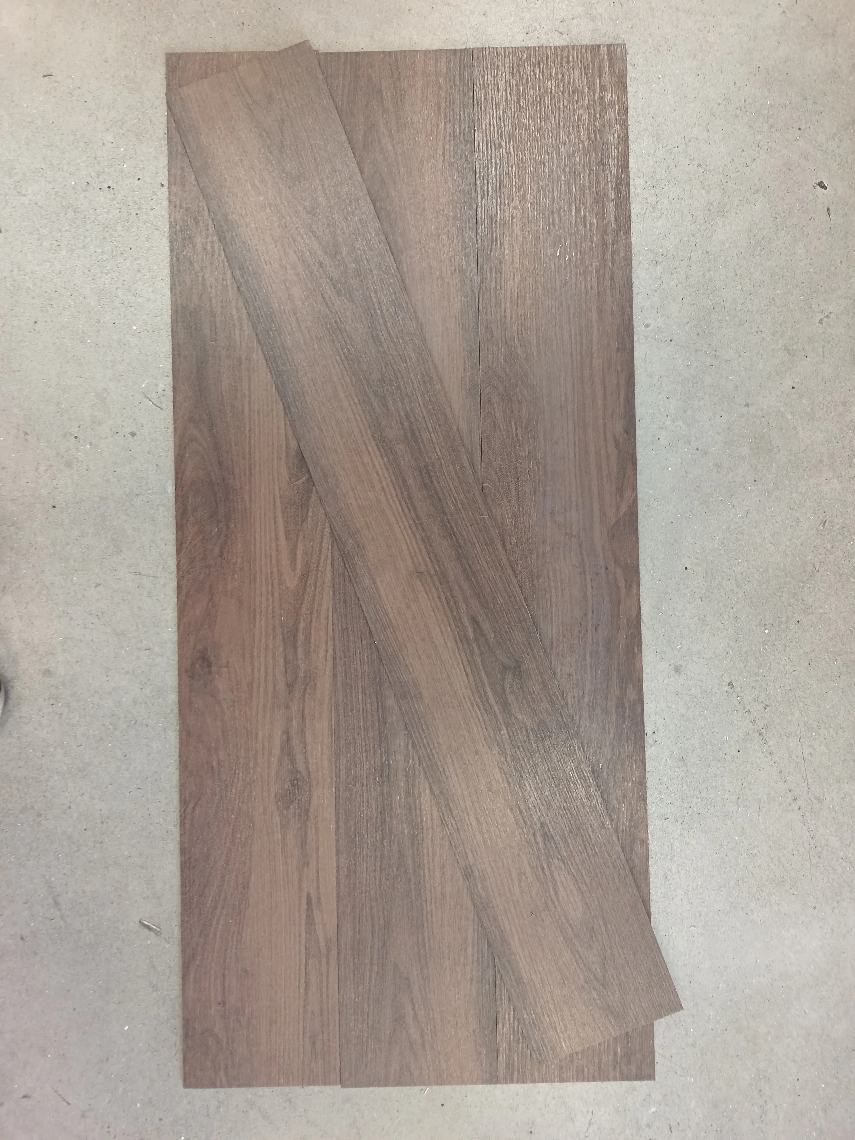 Dalle PVC marron - 1200 x 180 mm - à coller - Image 3