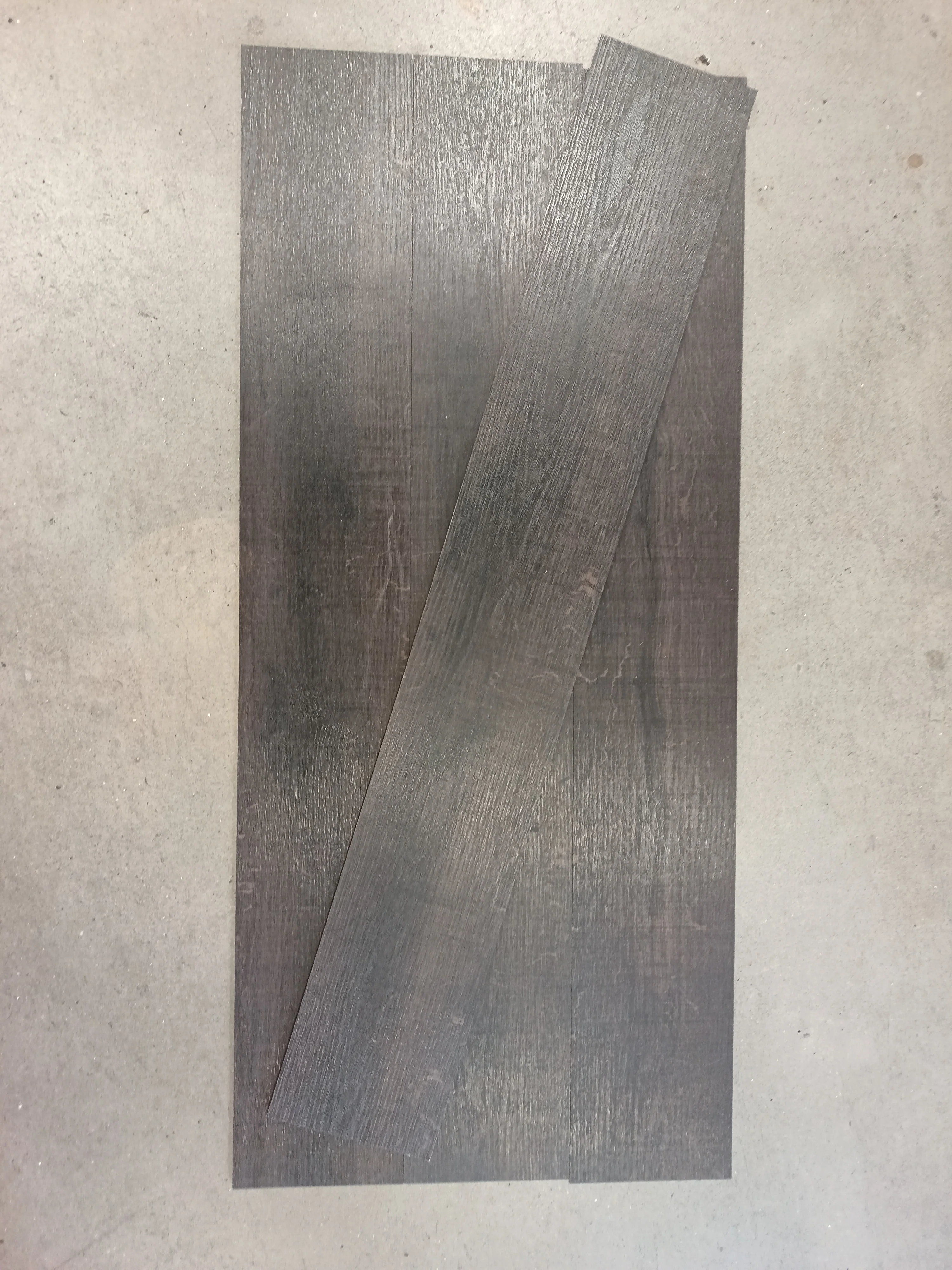Dalle PVC marron foncé - 1200 x 180 mm - à coller - Image 3