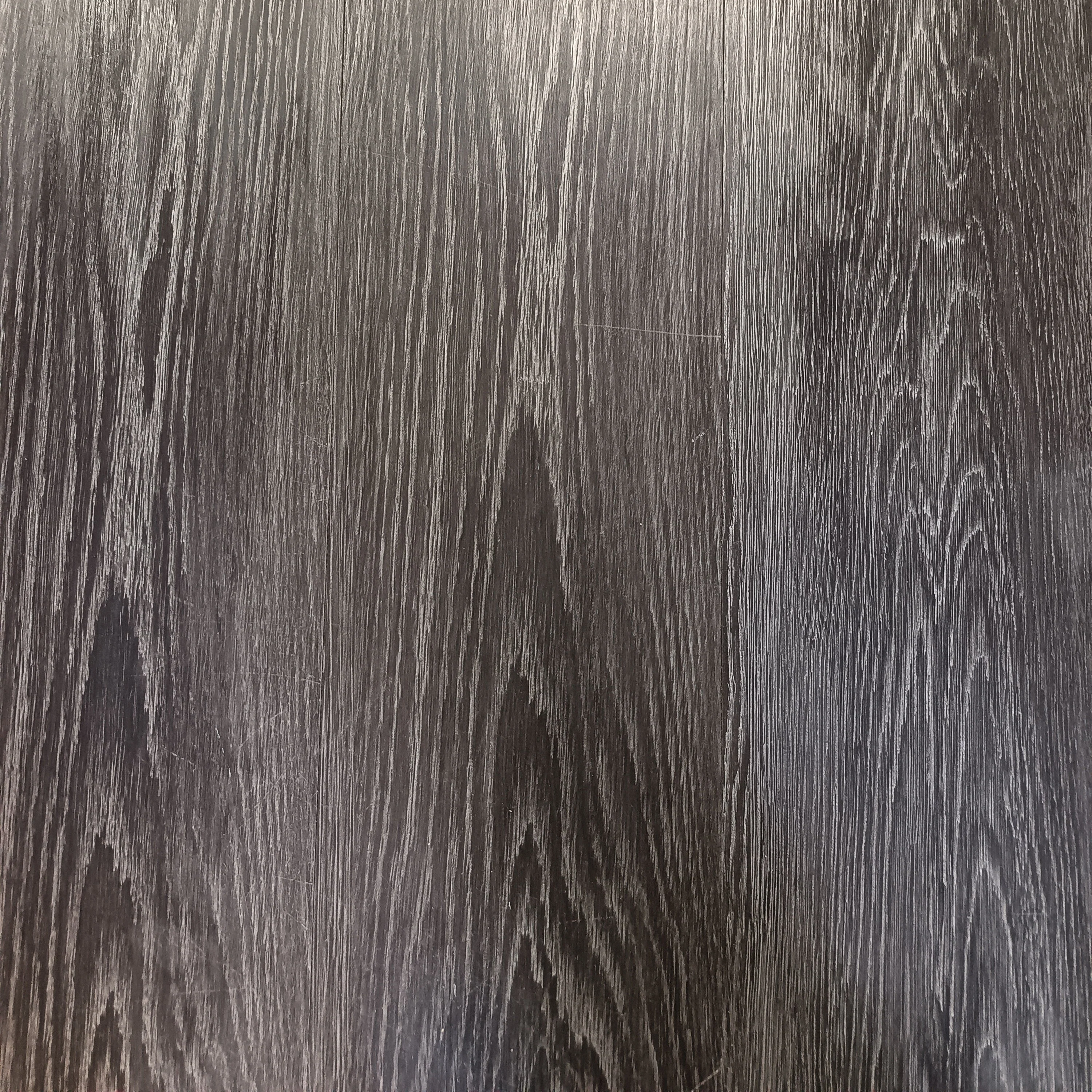 Dalle PVC noir cérusé - 1200 x 180 mm - à coller