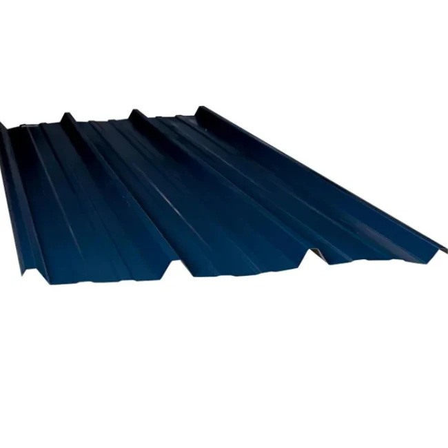 Bac en acier nervuré - Bleu RAL 5008 - 2500x1050 - H=45mm - Ep=0,5 mm - SEDPA