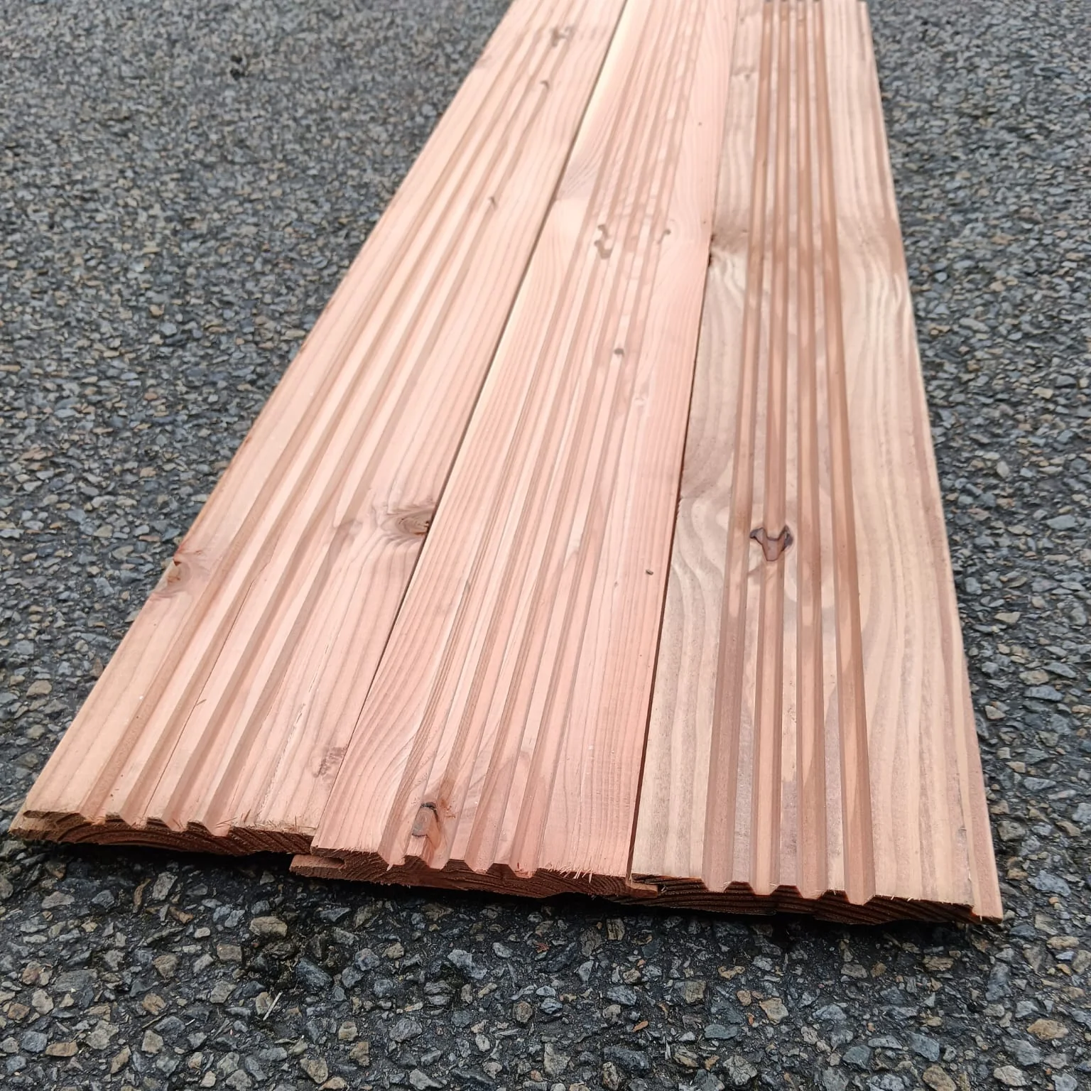 Bardage douglas 2RL (profil Viking) Protac - 20x123 - L=2,5m - Image 2