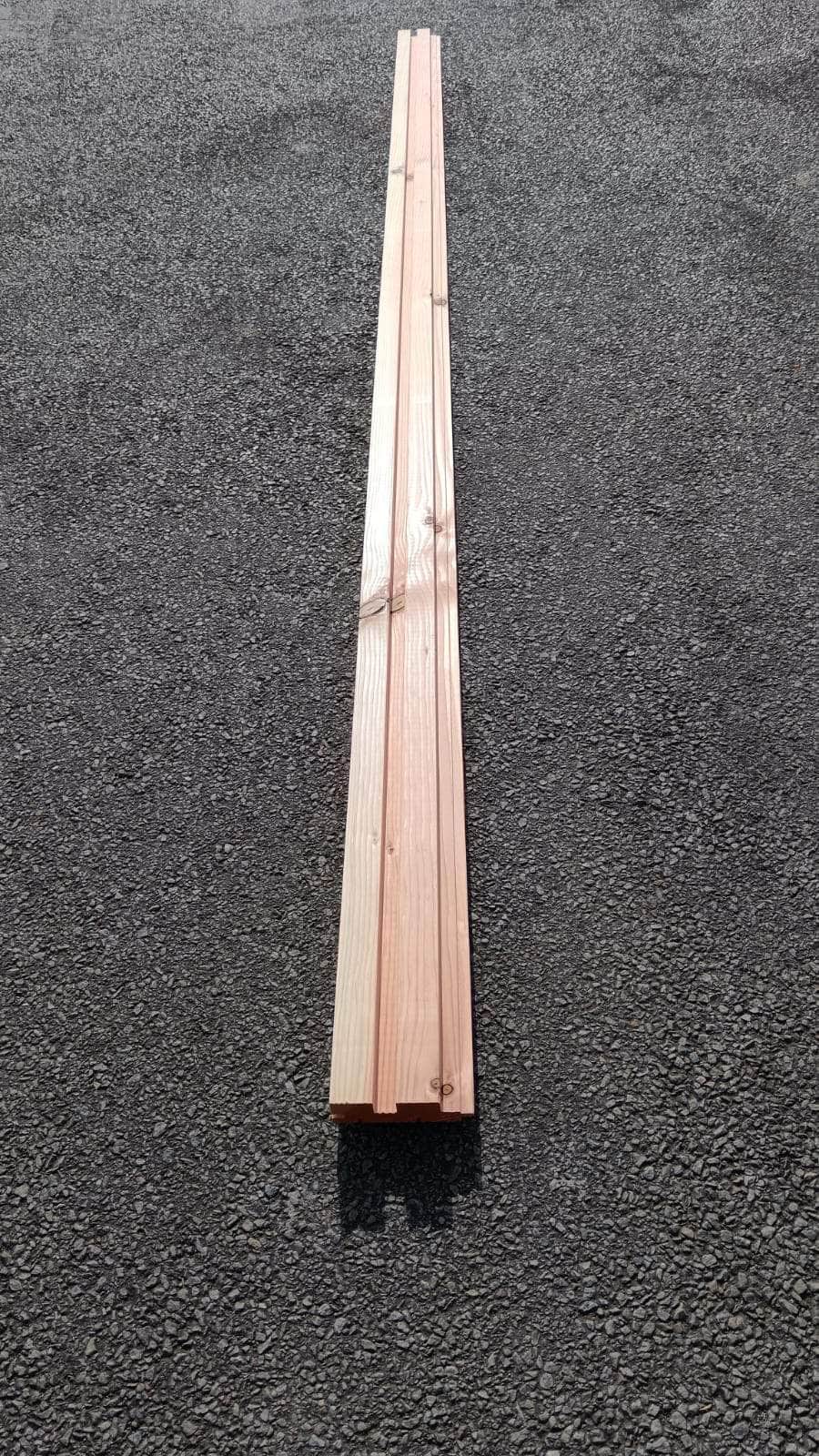 Bardage douglas faux-claire-voie - 44x135 - L=4m (profil Vibrato XL) - Image 3