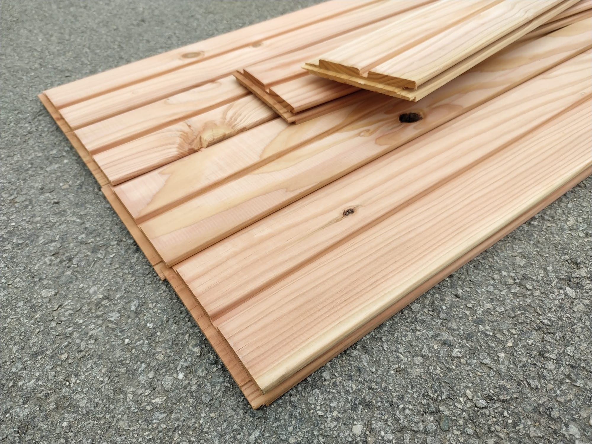 Bardage douglas naturel - 21x132 - L=2,95m (profil ritmo) - Image 4