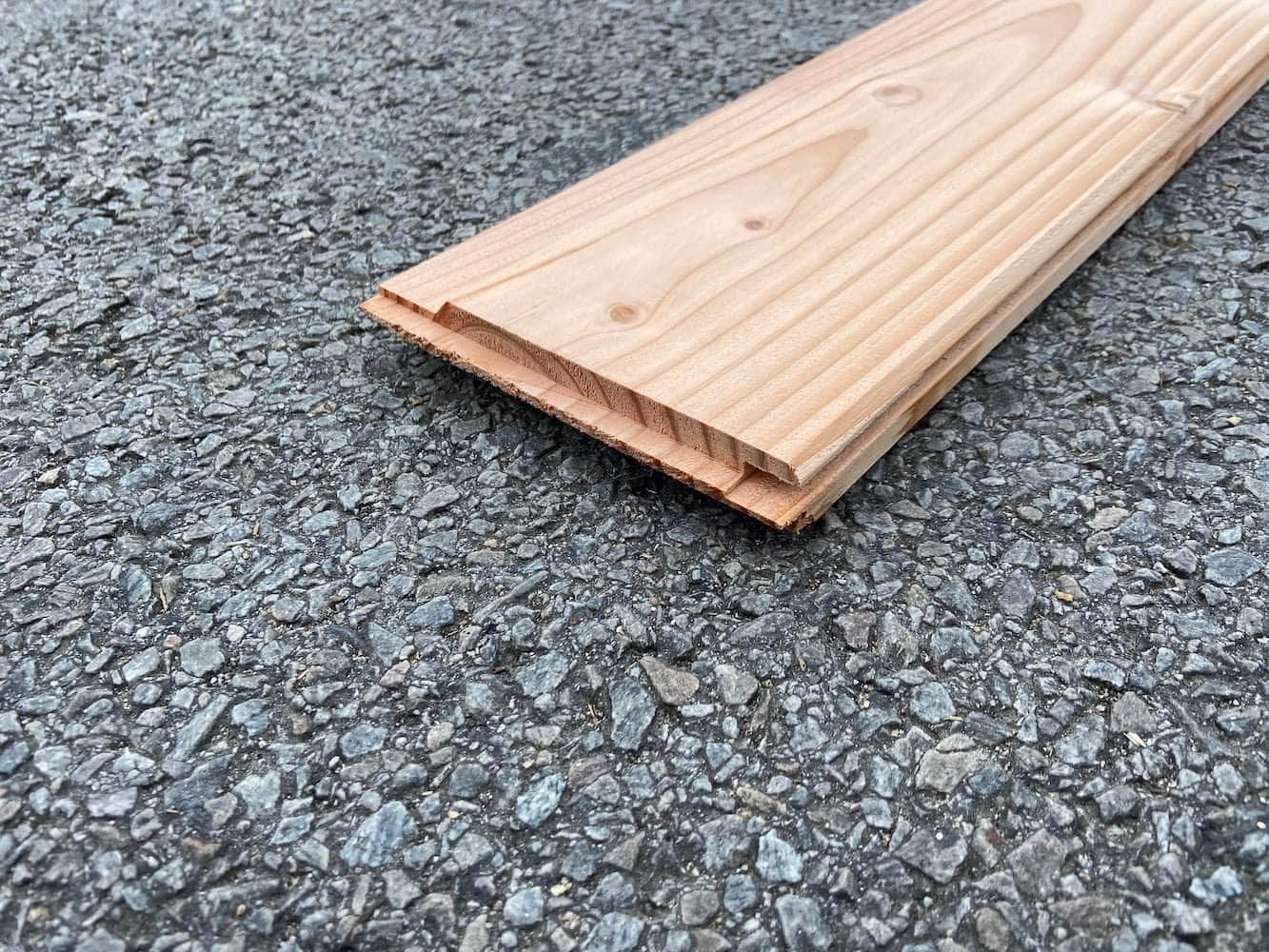 Bardage douglas - 21x132 - L=2,5m (profil Saint-Louis) - Image 2