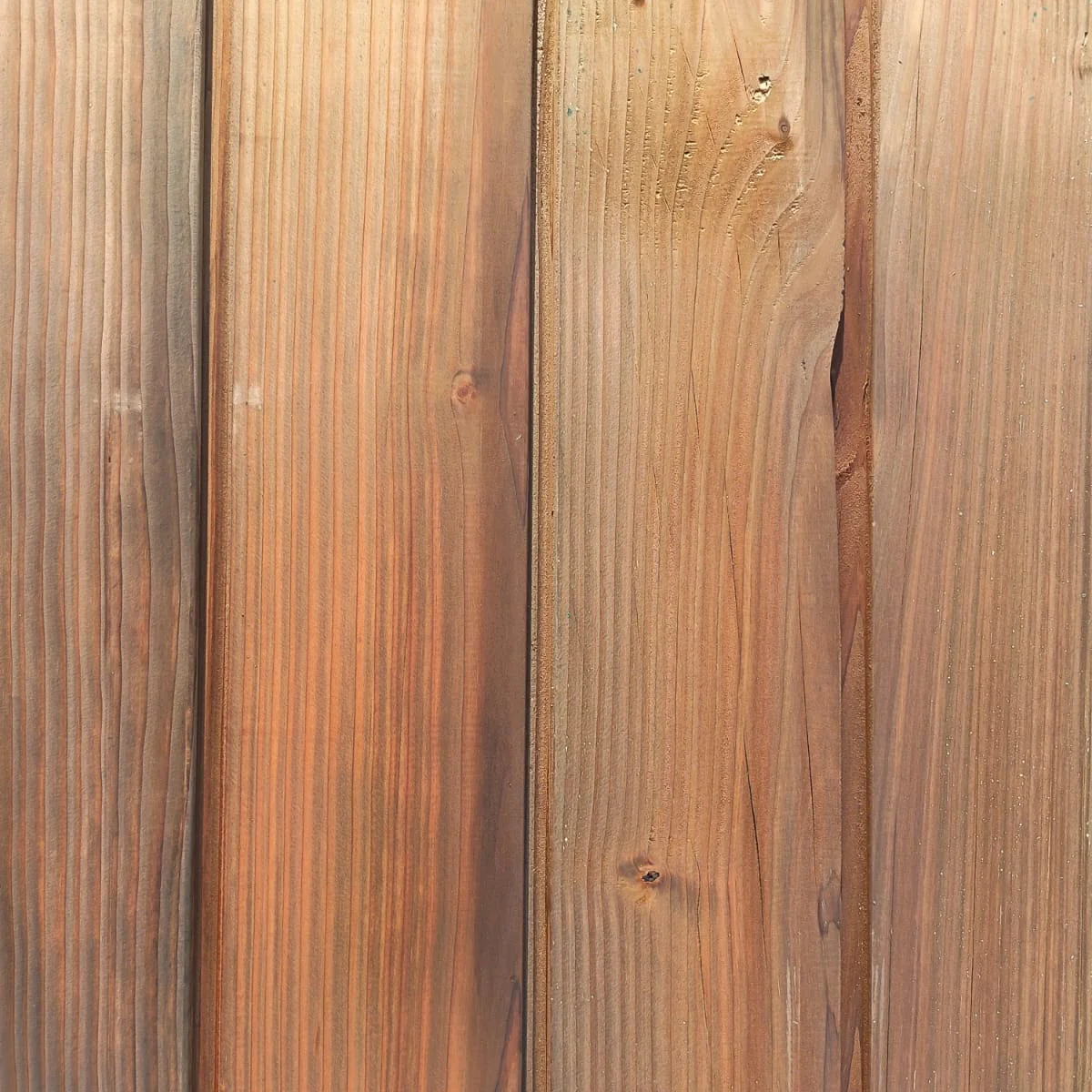 Bardage douglas traité marron - 22x135 - L=4m (profil Melodik lisse)