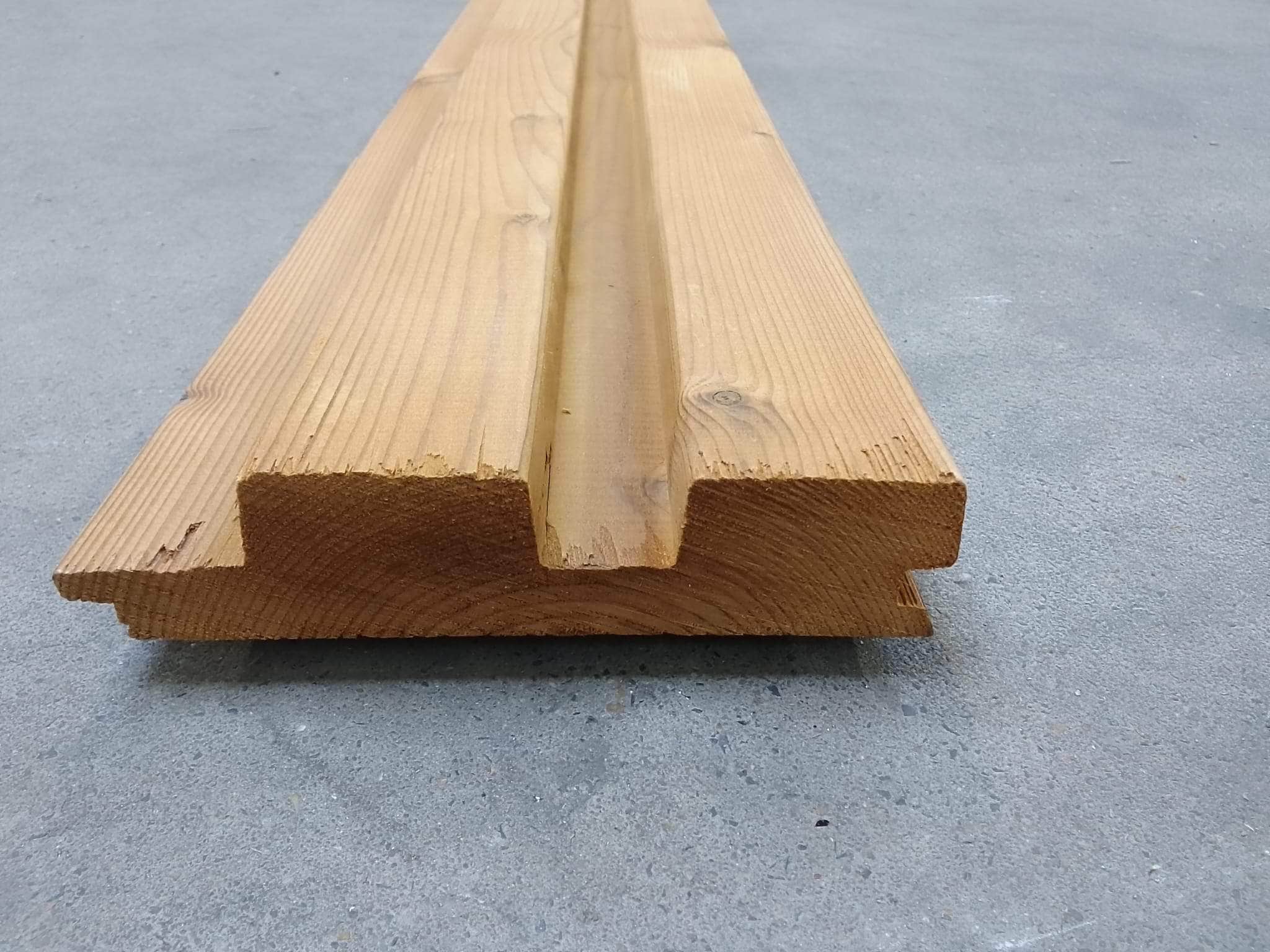 Bardage Epicea Faux-Claire-Voie Classe 3 Thermowood - 32x133 - L=2,7m (profil Duo) - Image 2