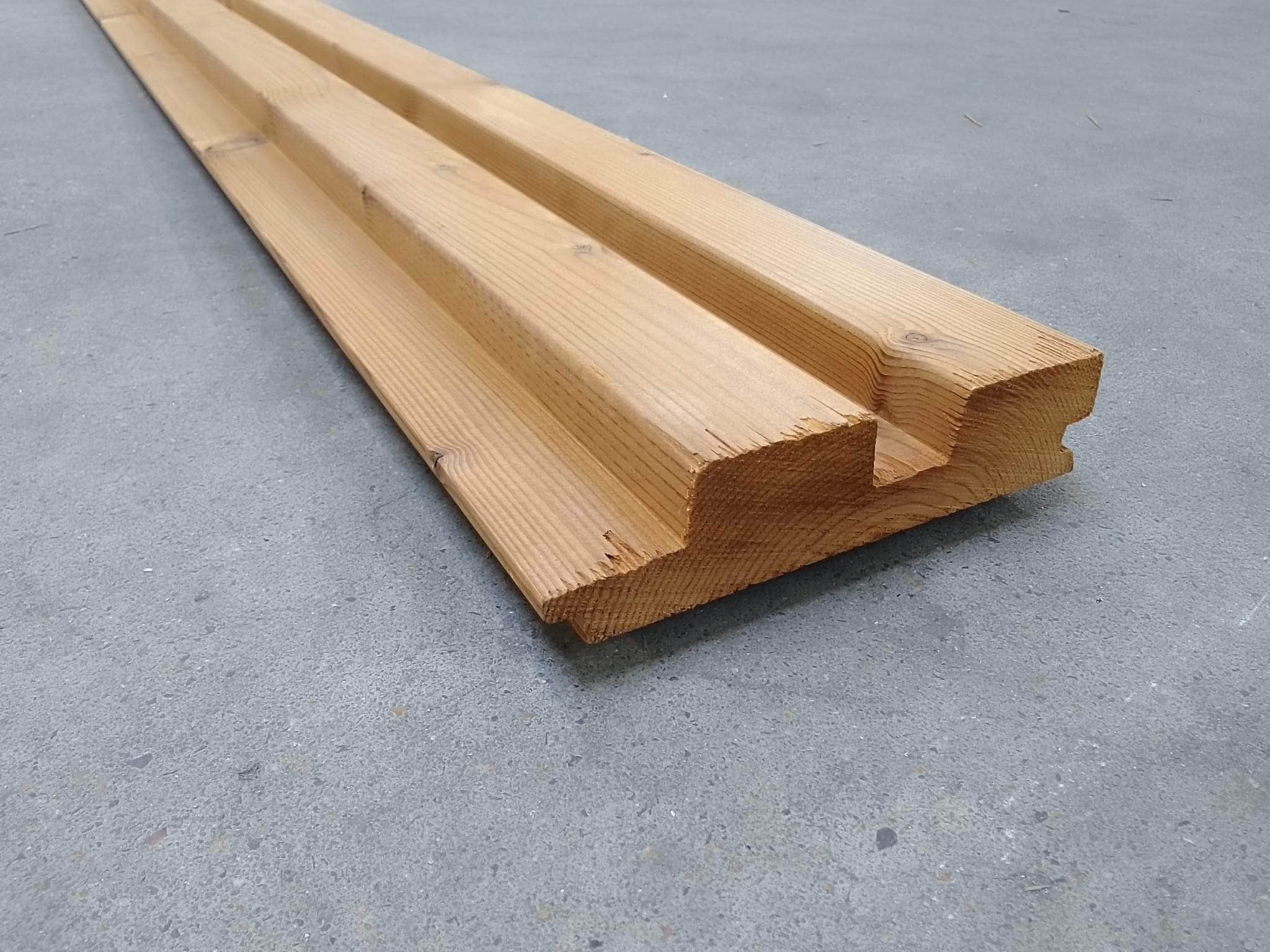 Bardage Epicea Faux-Claire-Voie Classe 3 Thermowood - 32x133 - L=2,7m (profil Duo) - Image 3