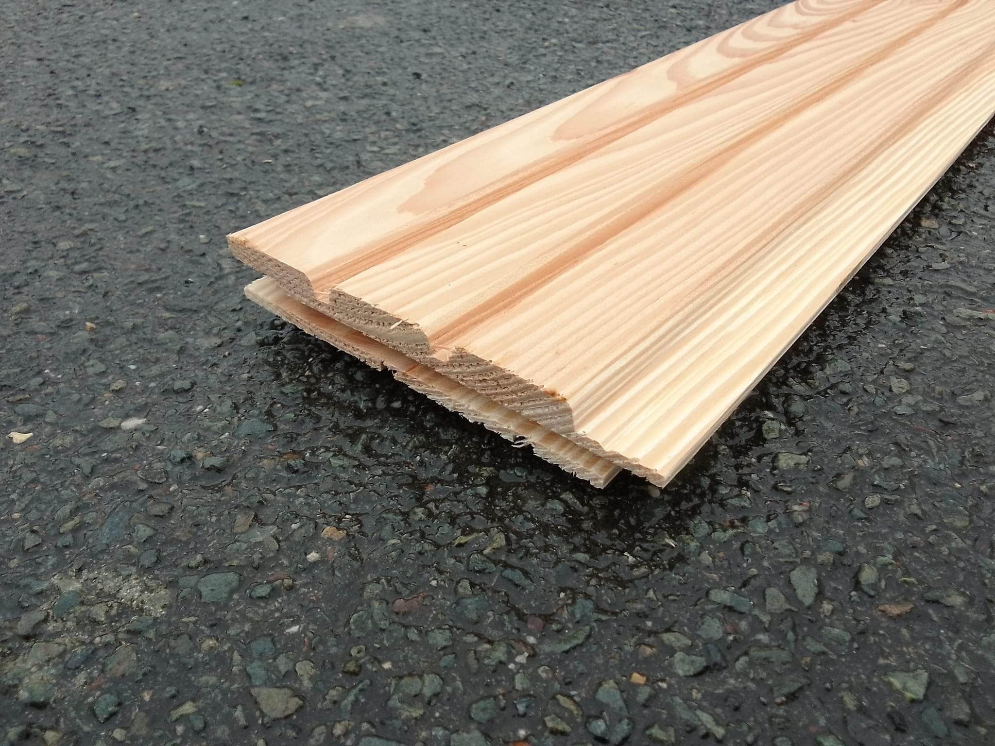 Bardage mélèze des Alpes rainé en bout - 20x125 - L=4m (profil Rida) - Image 3