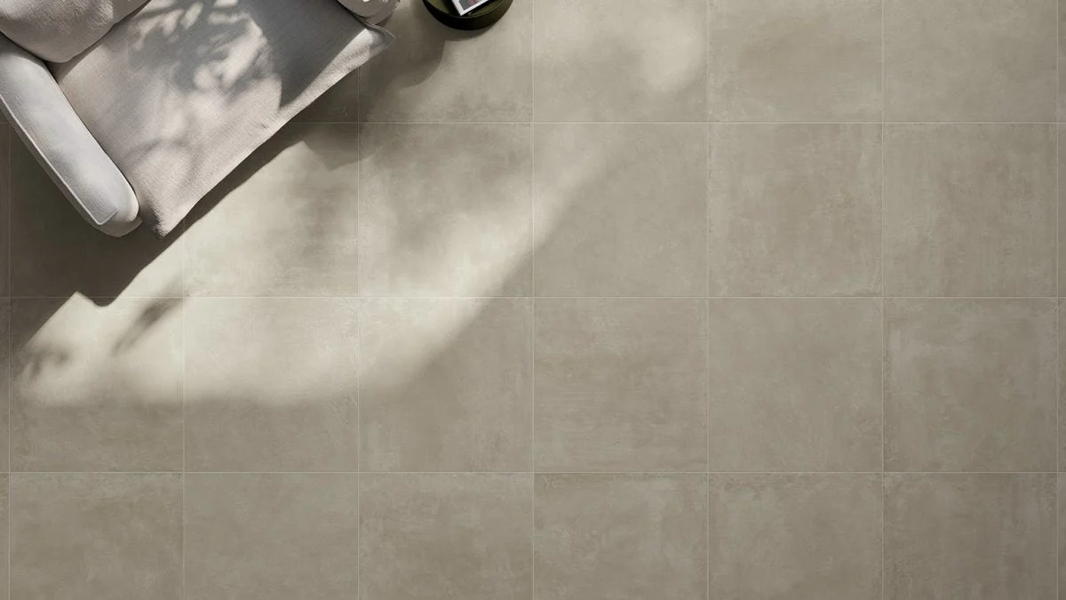 Carrelage extérieur grès cérame rectifié structuré couleur sable - gamme Matic ref L169 - 60x60cm - Ep= 20mm - Novoceram - Image 5