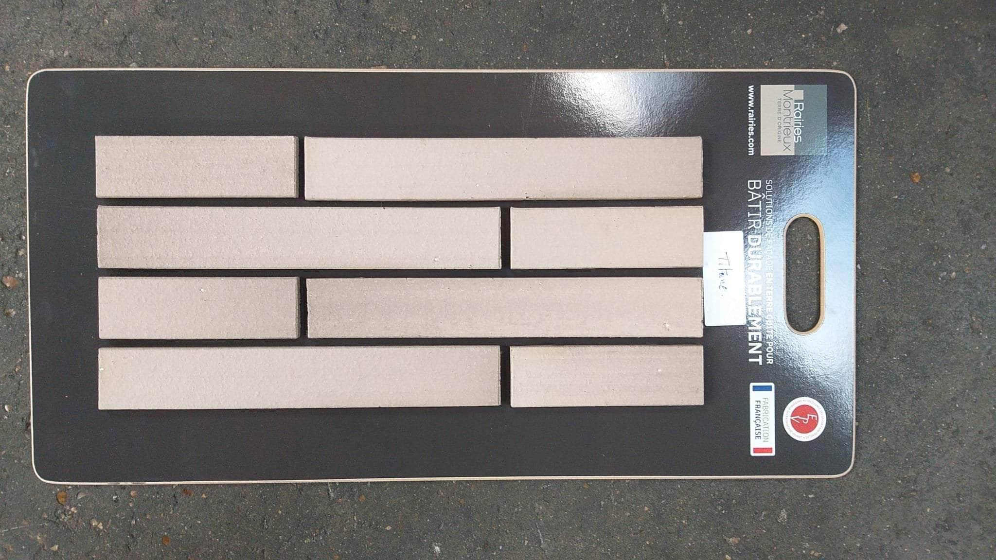 Plaquette Terre cuite naturelle Titane - 330 x 50 x 12 mm (2nd choix) - Image 6