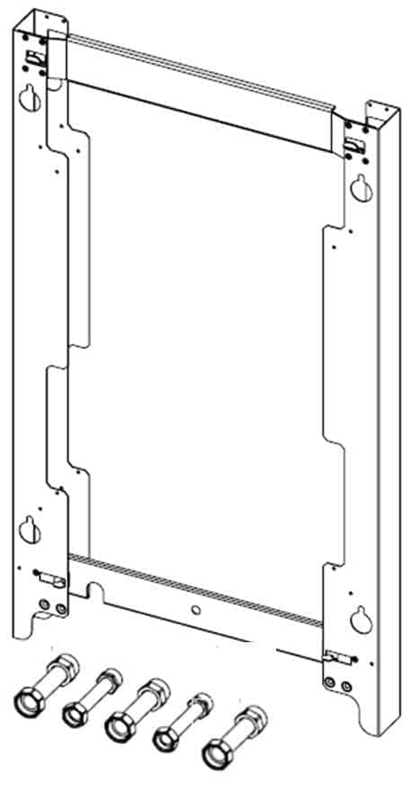 Cadre écarteur 42mm pour installation sur colonne montante pour Urbia/Clas B One Plus Réf. 3319641