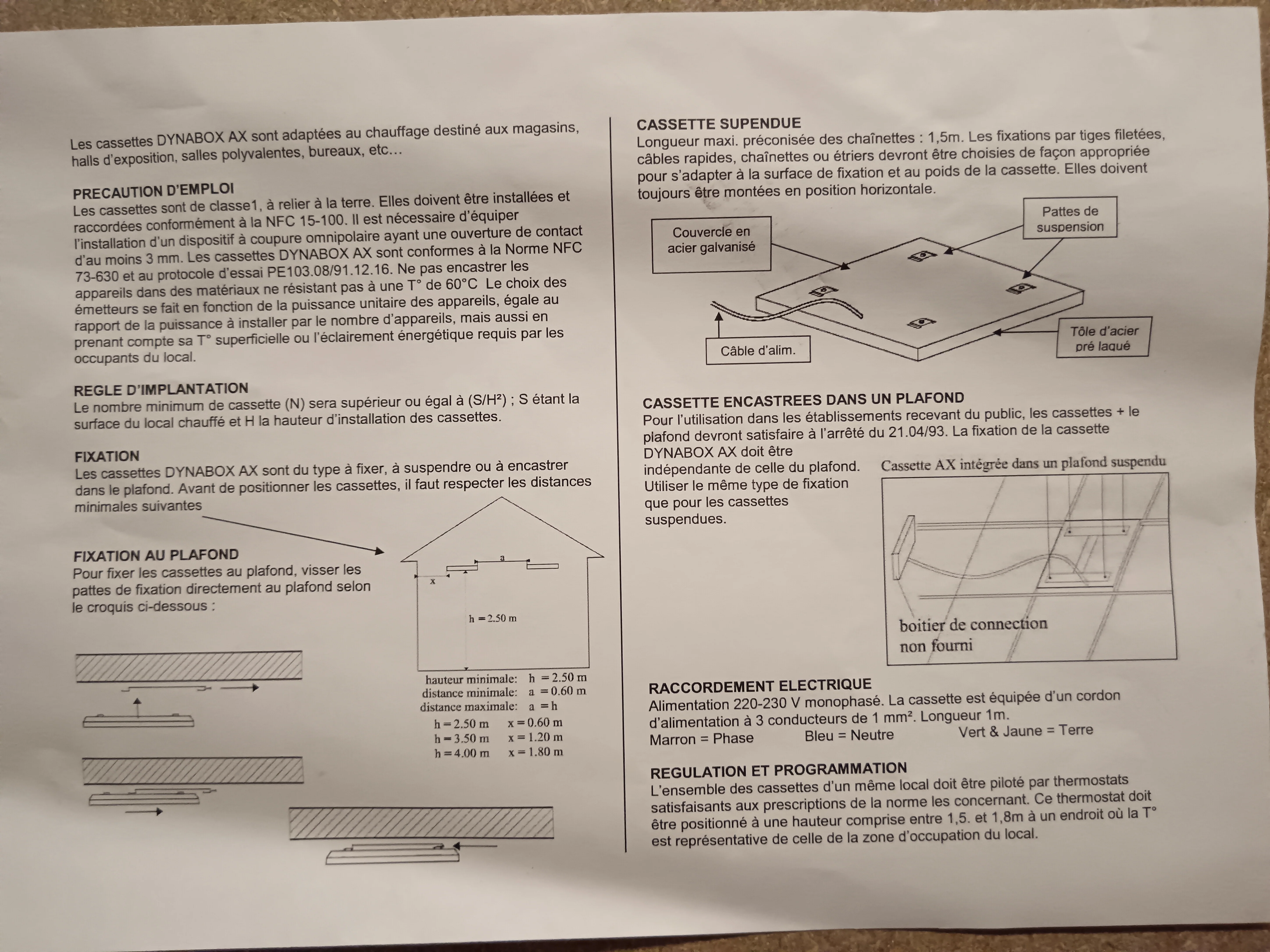 Cassette rayonnante  - 593 x 593 x 30 mm (Dynabox ACSO AX 200) - Image 9