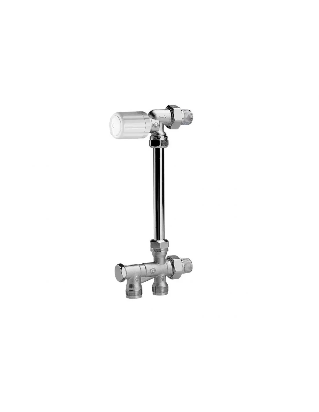 Robinet thermostatisable complet avec canne et distributeur 4 voies PETTINAROLI