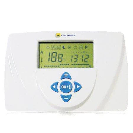 Thermostat mural programmation hebdomadaire 2 fils alimentation par piles Colis TRL 7.26 / réf. 7716780149