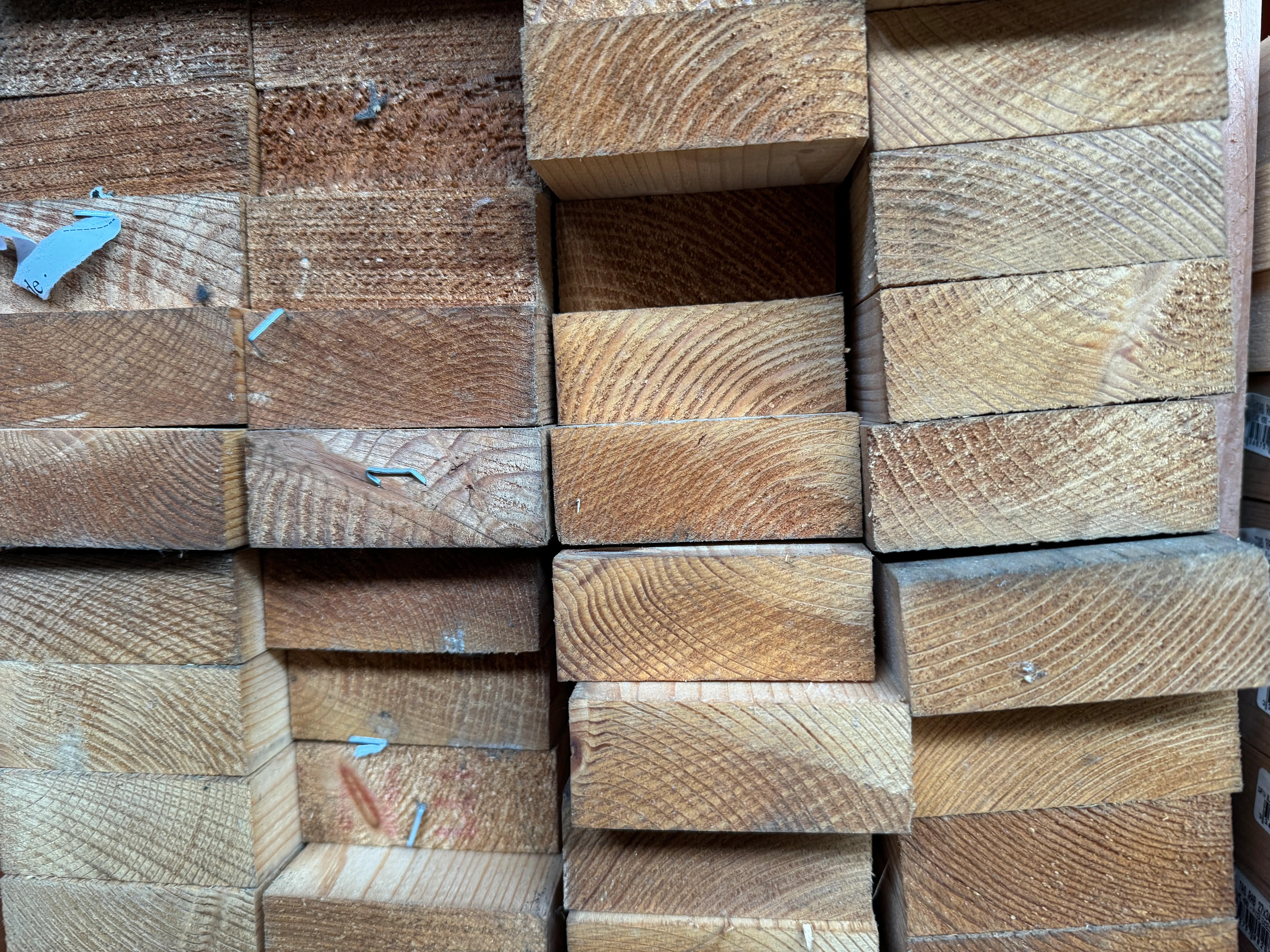 Planche sapin - 27x67 - L=1m - Image 2