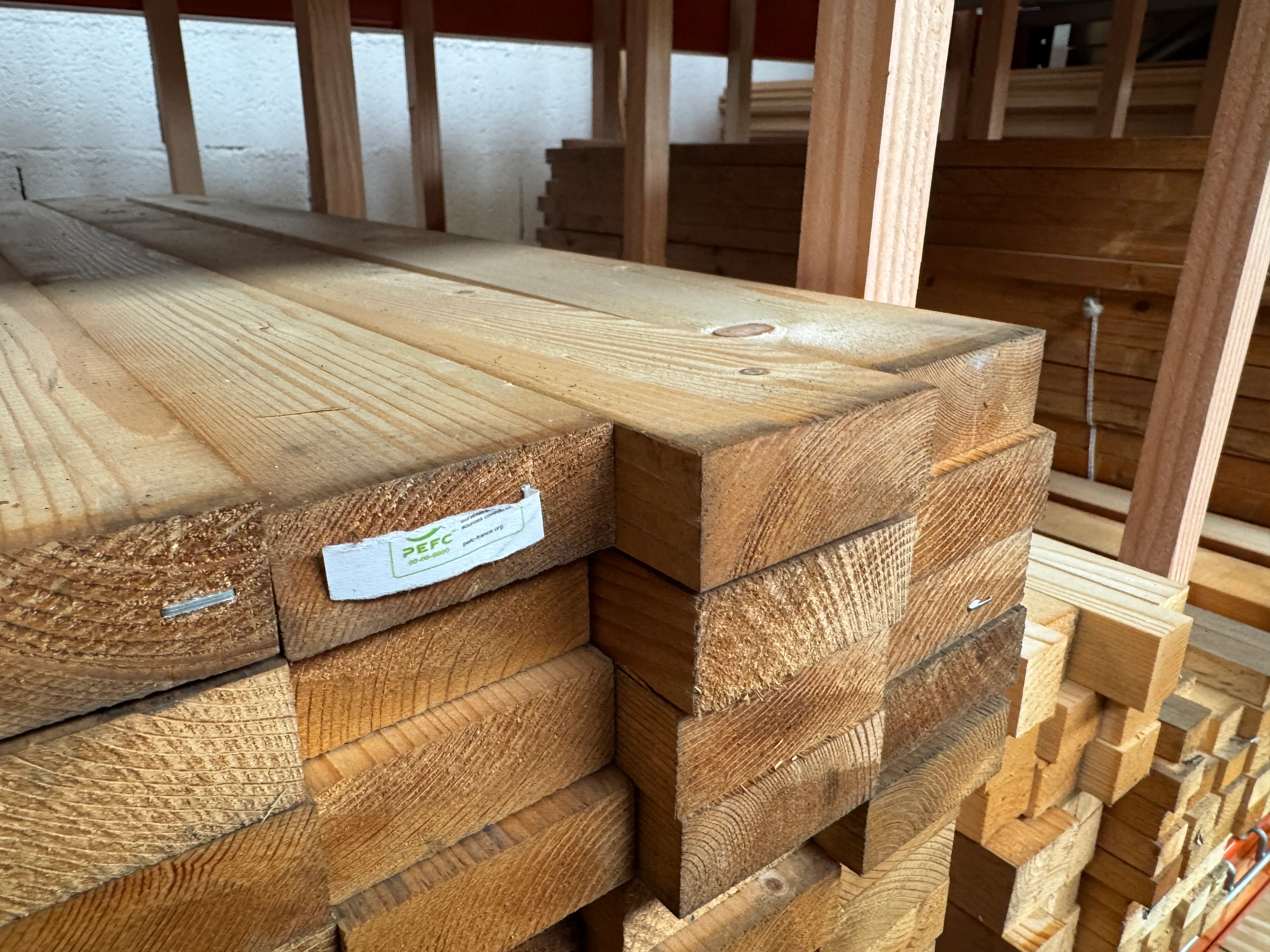 Planche sapin - 27x67 - L=1m - Image 4