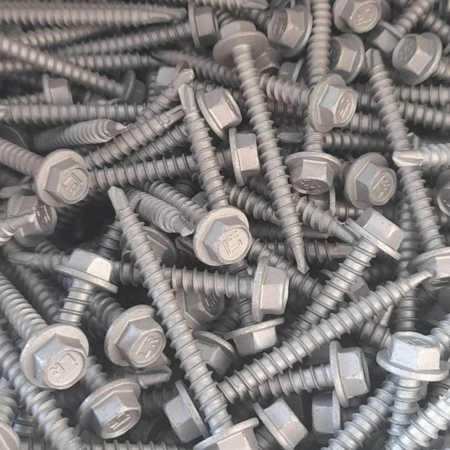 Carton de 500 tire fond 6,5 x 63 Etanco acier traité supracoat 2C (surplus de chantier)