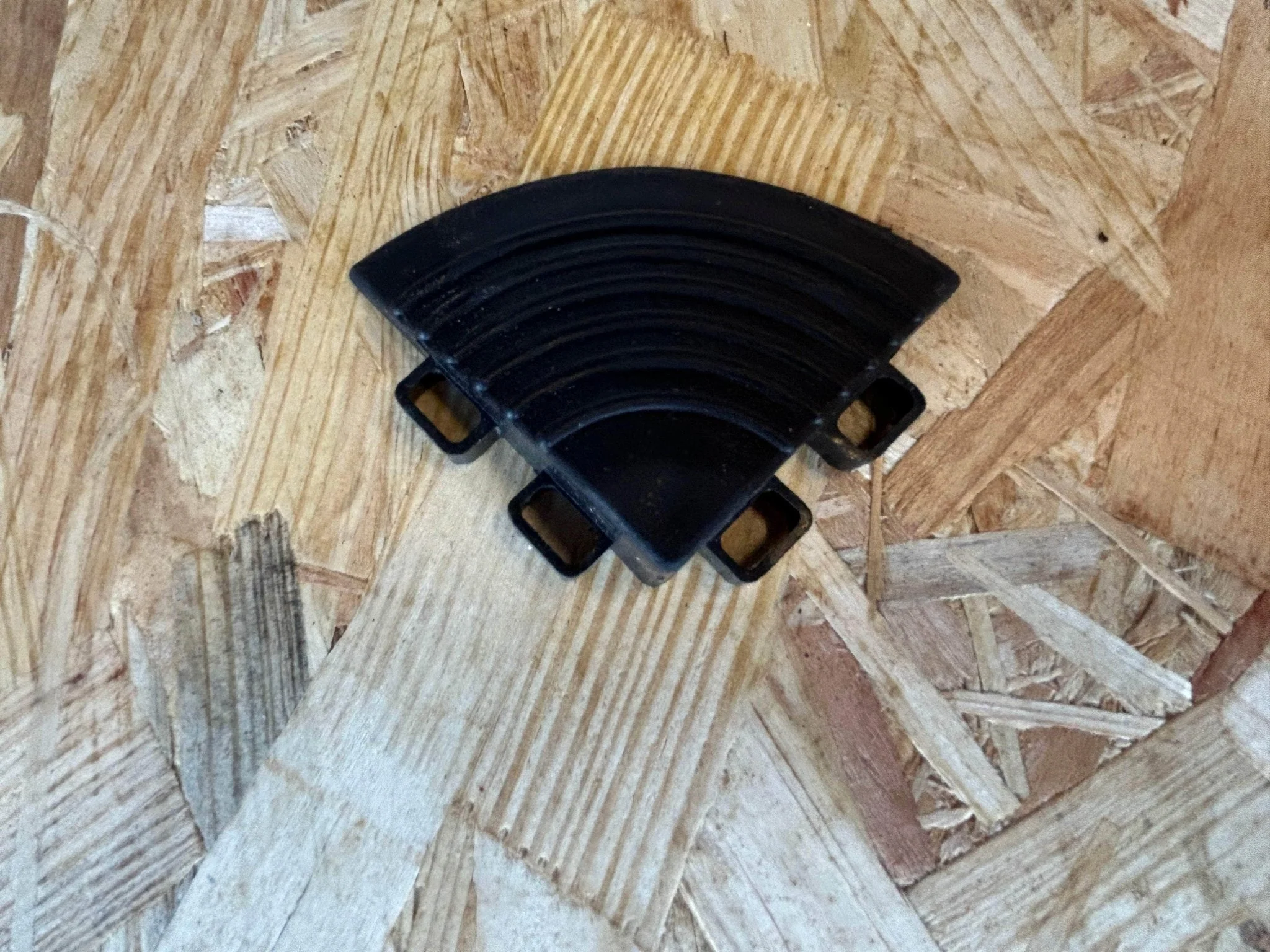 Angle pour dalle de garage - noir - Image 2