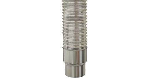 Accessoires de tubage flexible reduction inox 161 / 153 réf. 616153 TEN