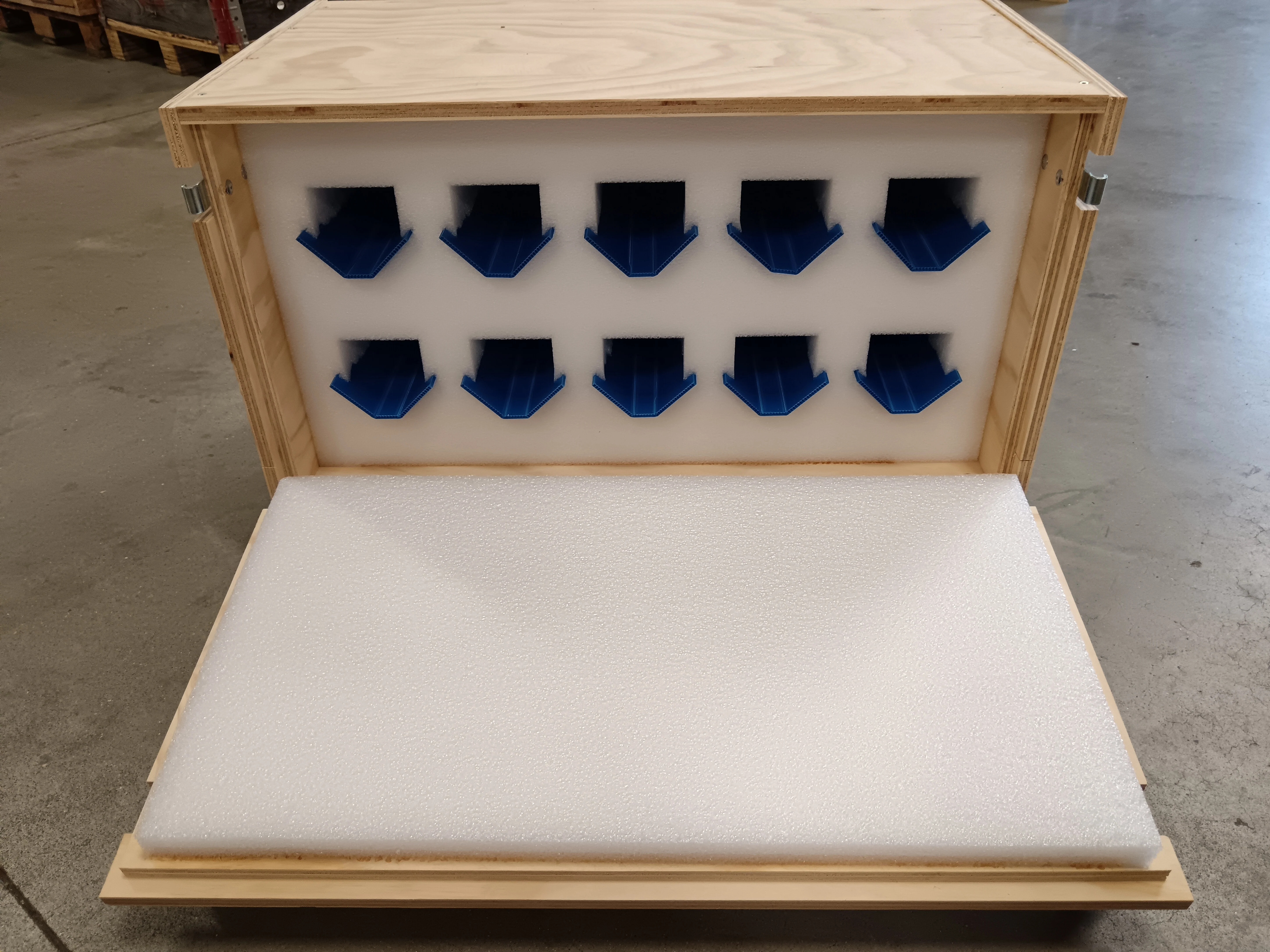 Caisse de transport contreplaqué - 800 x 600 x 530 mm - Image 3