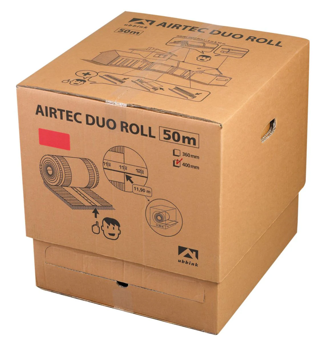 Closoir de faîtage Airtec Duo Roll - anthracite - 50 m x 310 mm Ref 203776 - Image 3