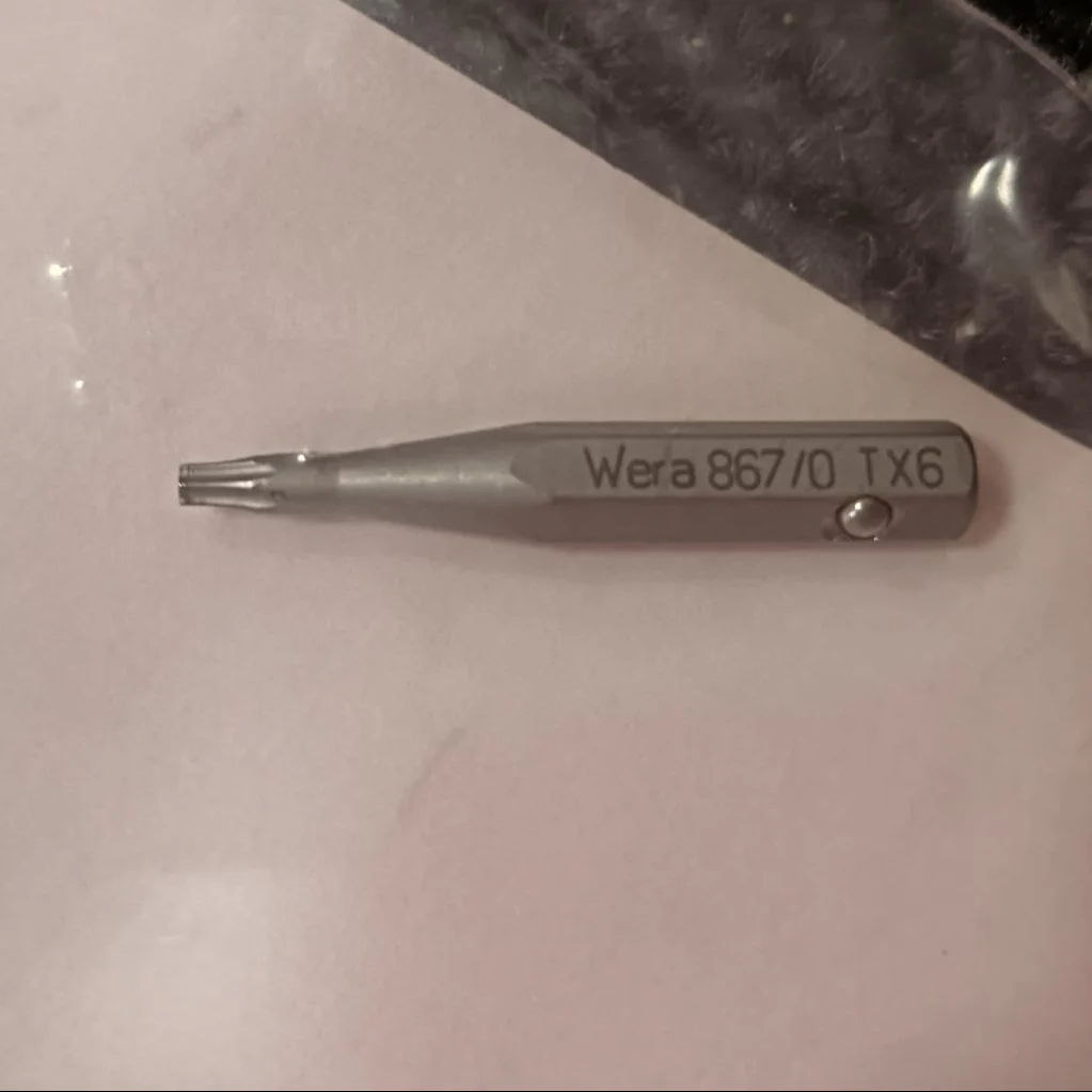 Embout vis torx  - Wera TX 6