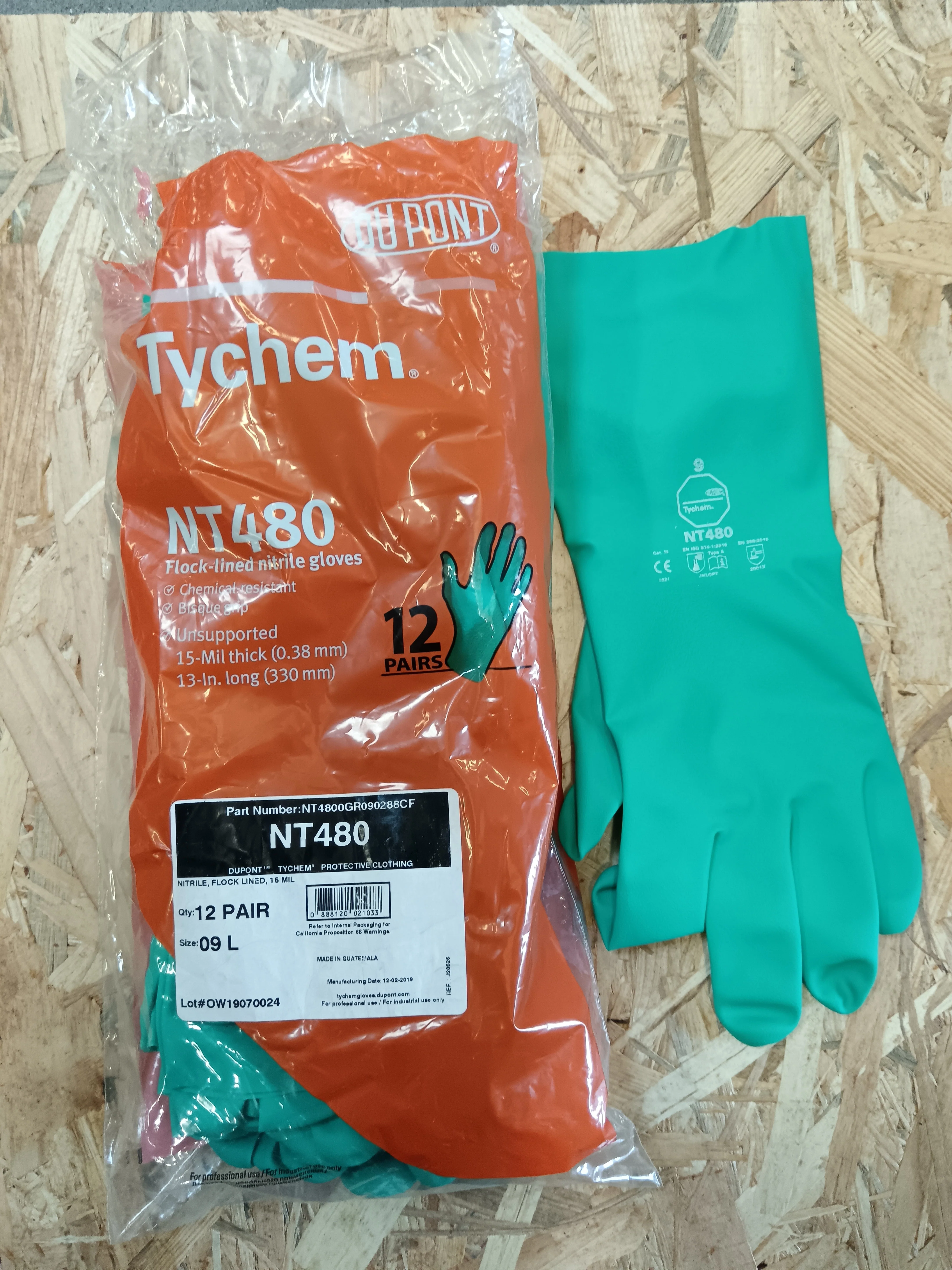 Gant NT480 vert - DUPONT Tychem L9 - Image 2