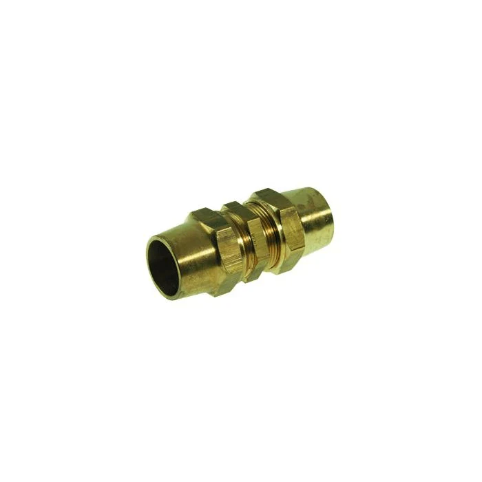 Raccord Gaz Laiton droit MM 28 x 28 mm - Réf. 0879230