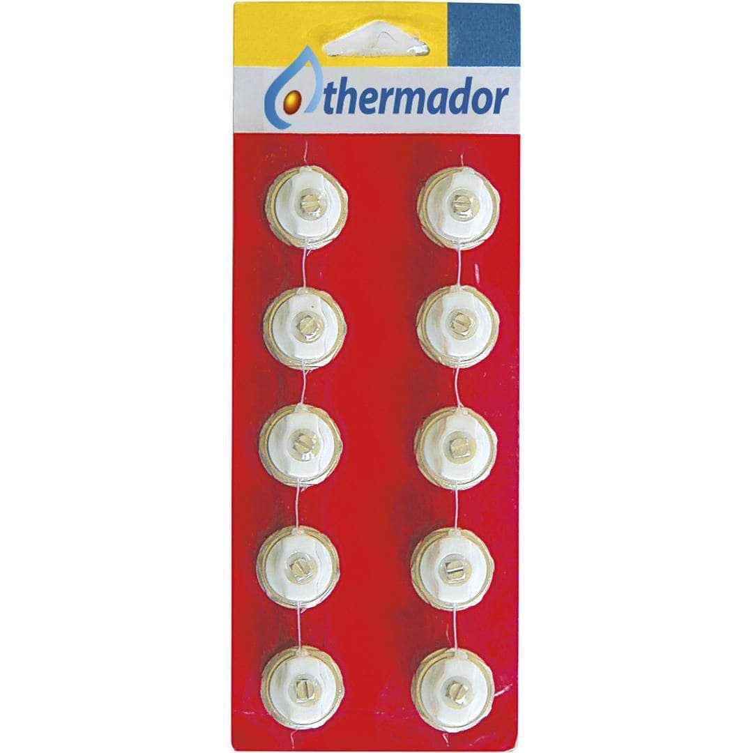 Bouchon purgeur pour radiateur acier 15 x 21 bec orientable réf. BP15 THERMADOR - Image 2