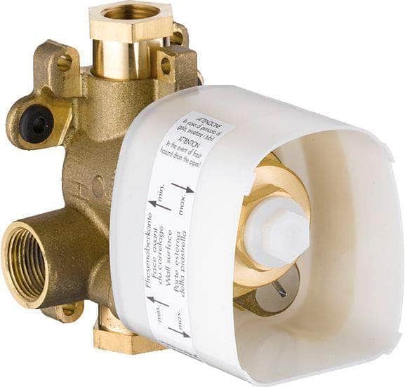 Corps d'encastrement thermostatique encastré 20 x 27, 12 x 12, STARCKSHOWER chromé réf. 10754180 AXOR