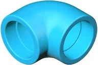 Raccord PVC coudé 90° FF D40 x 40 mm Niron PPR - Réf. 03NG40