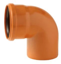 Raccord PVC courbe 88° MF 125 x 125 mm marron orange Eupen Eucarigid-RE - Réf. RO9165900
