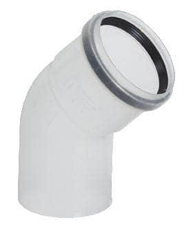 Elément coudé 45° DUALIS FLEXCONDENS pour chaudières gaz ou fioul diamètre 110 Réf. 27110521/0 POUJOULAT - Image 3