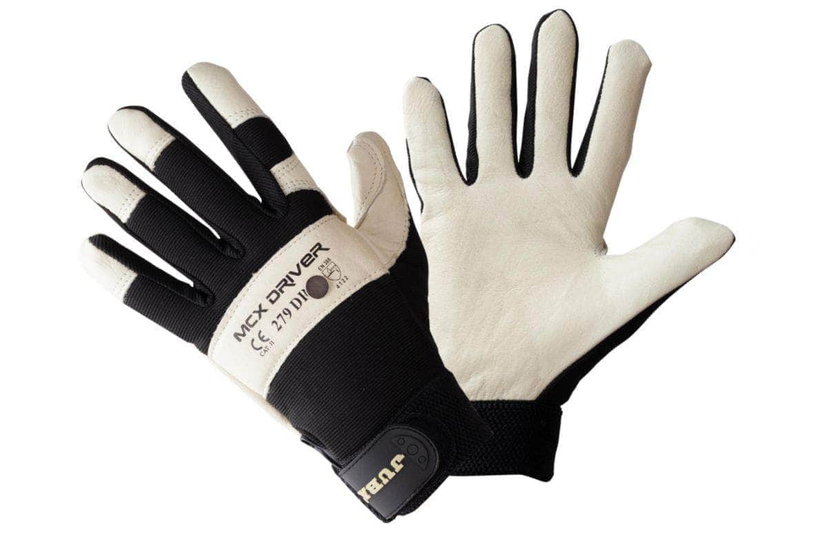 Gants textile/cuir Taille 9 Travaux généraux et électroportatif, réf. 273-302-09-6 CETA - Image 2