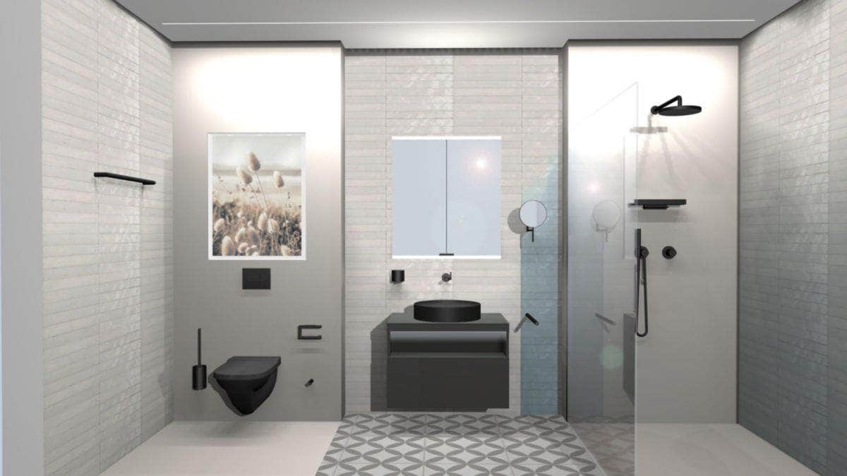 Set sanitaire finition black selection réf:19701371490 KEUCO
