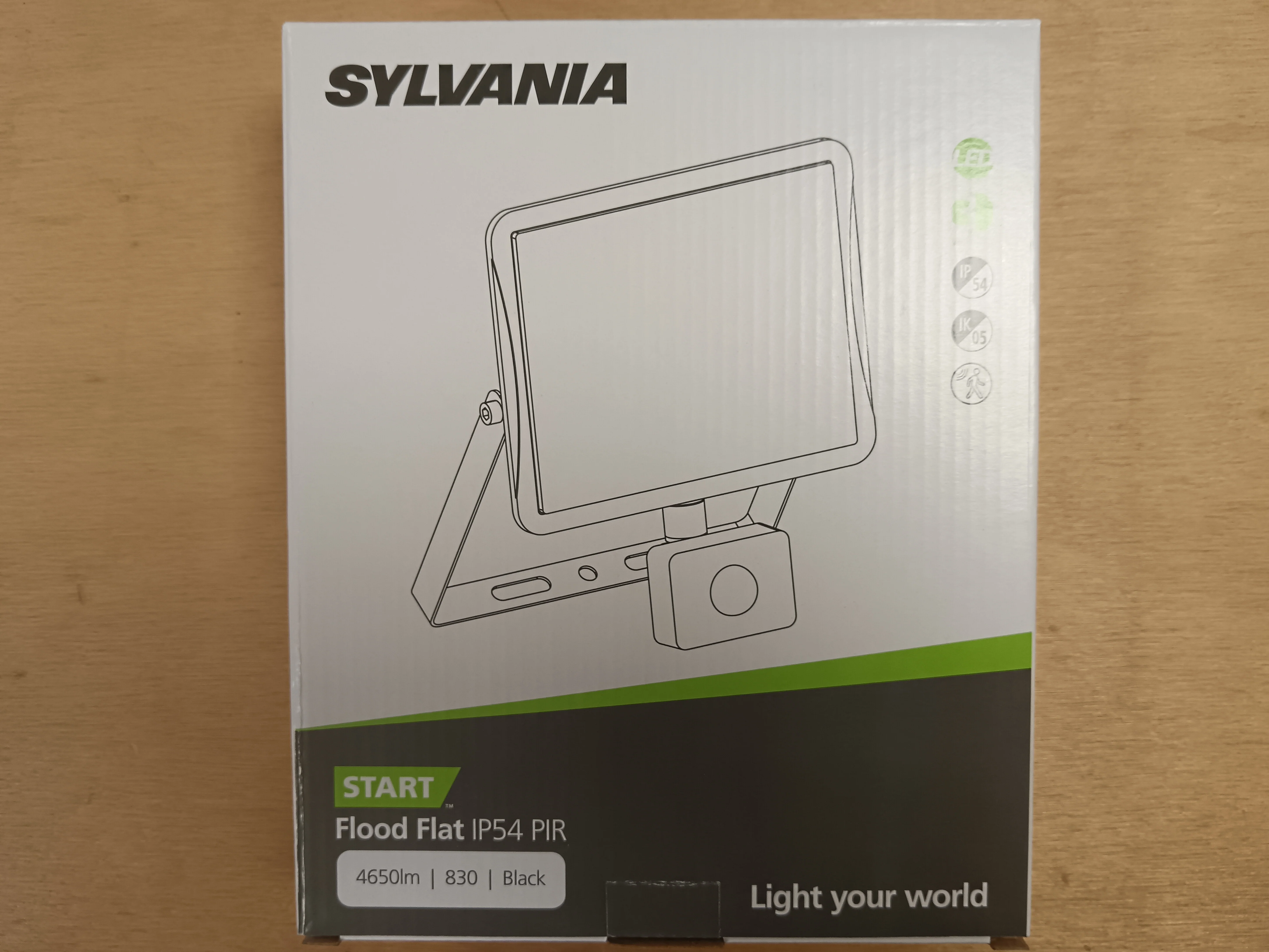 Projecteur LED noir - Sylvania Start Flood Flat PIR - Image 5