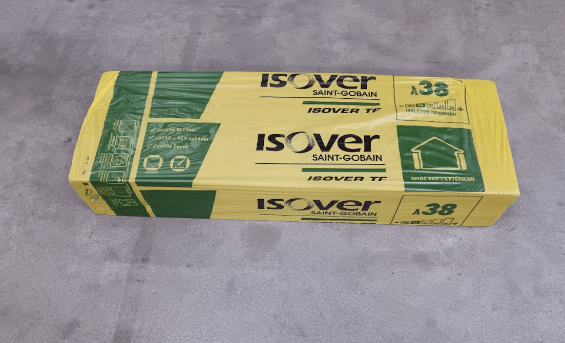 Bande isolant laine de roche - Isover TF 1200x200x120 mm - paquet de 4 unités - Image 4