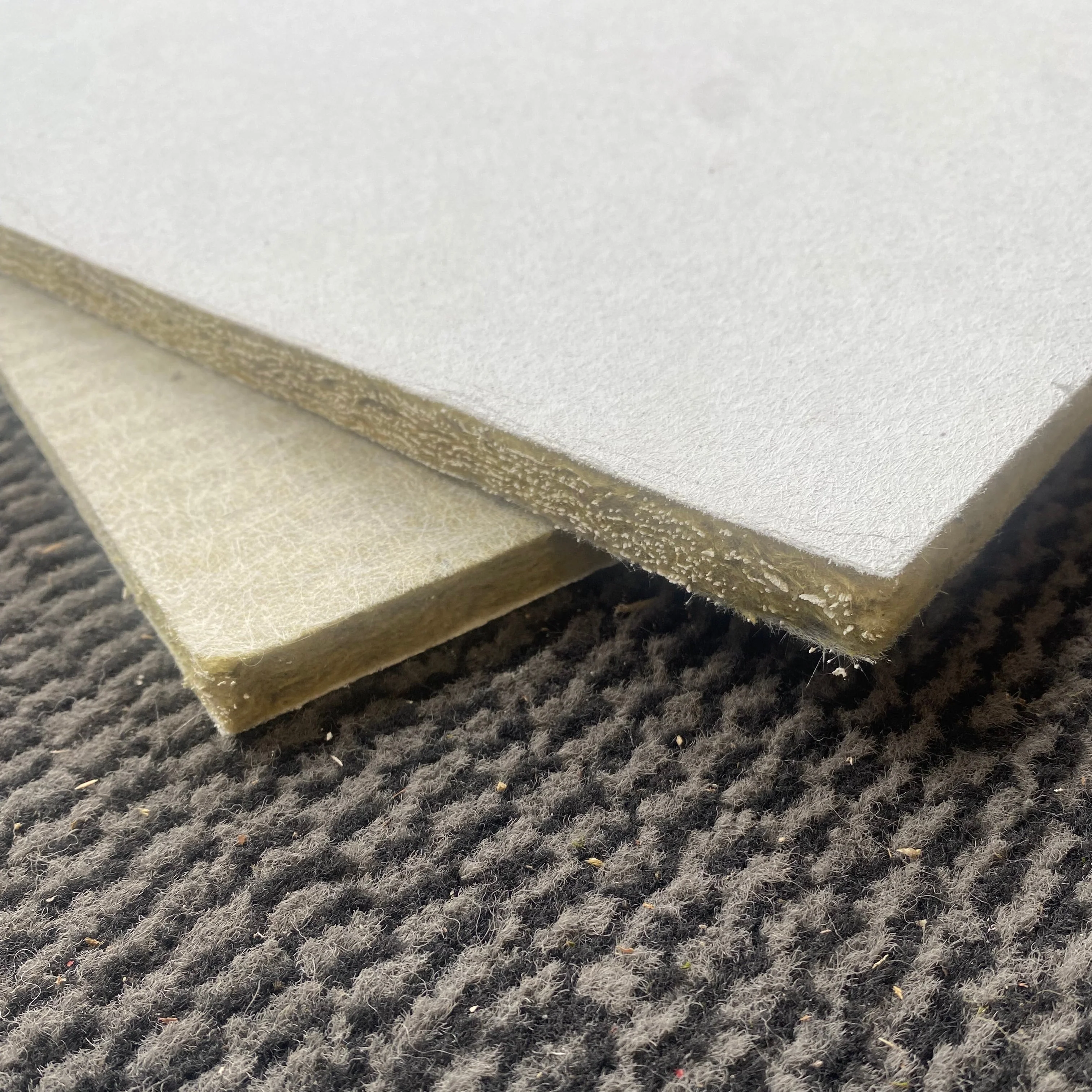 Faux-plafond laine de roche blanc - 595 x 595 x 15 mm