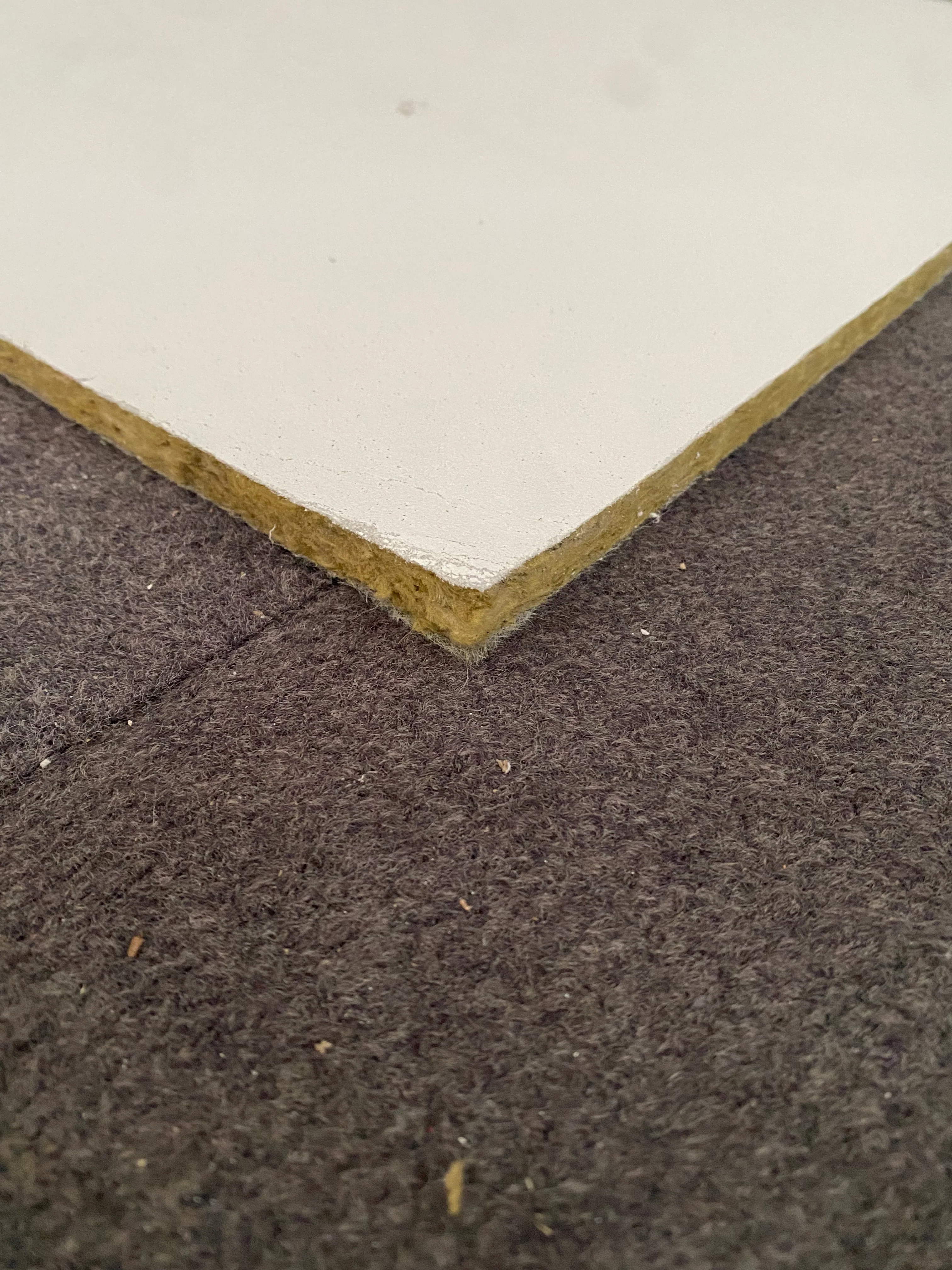 Faux-plafond laine de roche blanc - 595 x 595 x 15 mm - Image 3