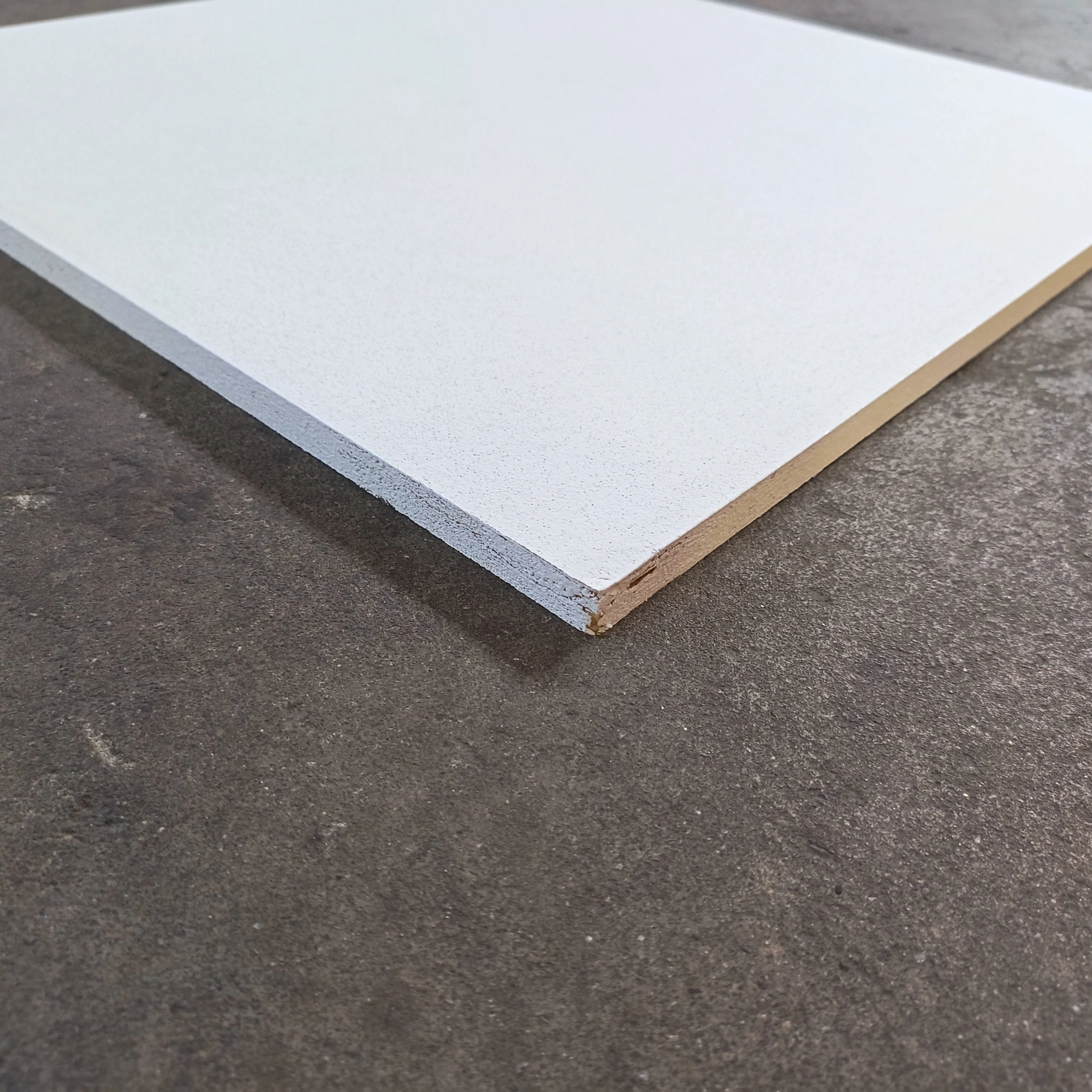 Faux-plafond laine de verre blanc - 600 x 600 x 15 mm