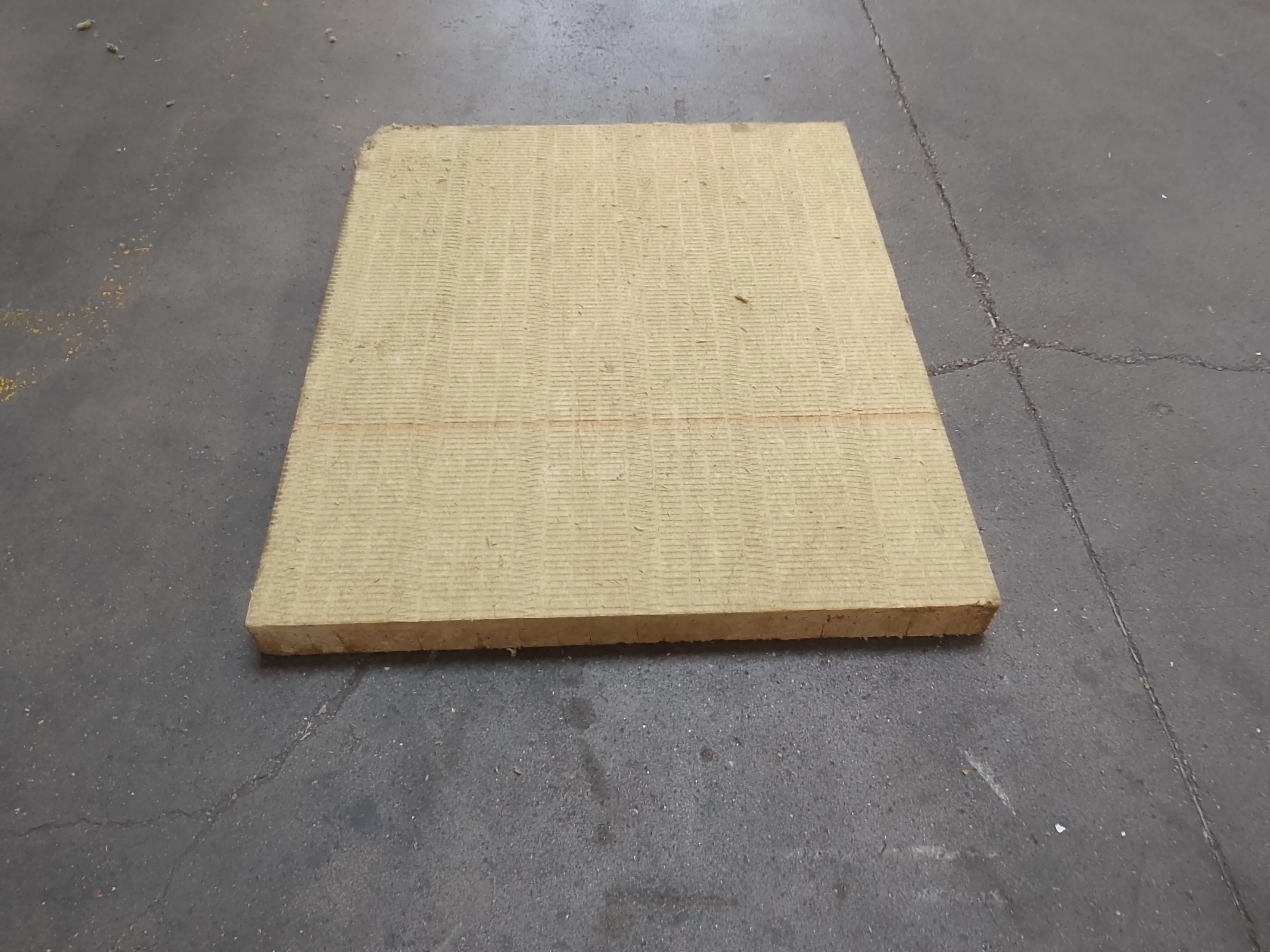 Panneau laine de roche vert - 1200 x 1000 mm - Ep=75mm - ROCKWOOL (Hard Rock CNU) - Image 2