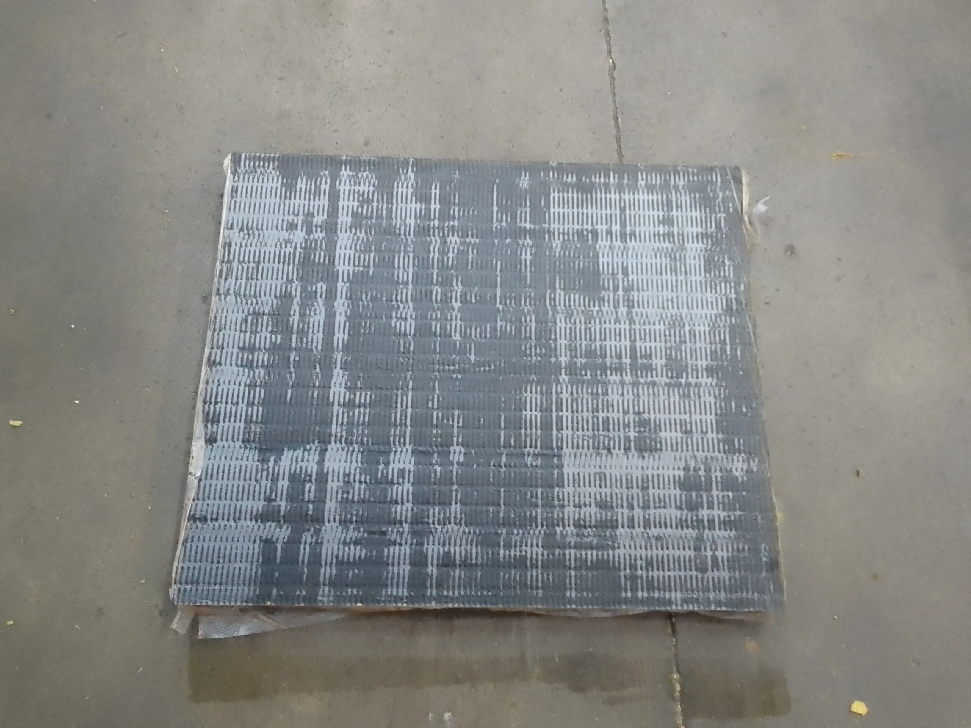 Panneau laine de roche vert - 1200 x 1000 mm - Ep=80mm - ROCKWOOL (Rock Up C soudable 369) - Image 3