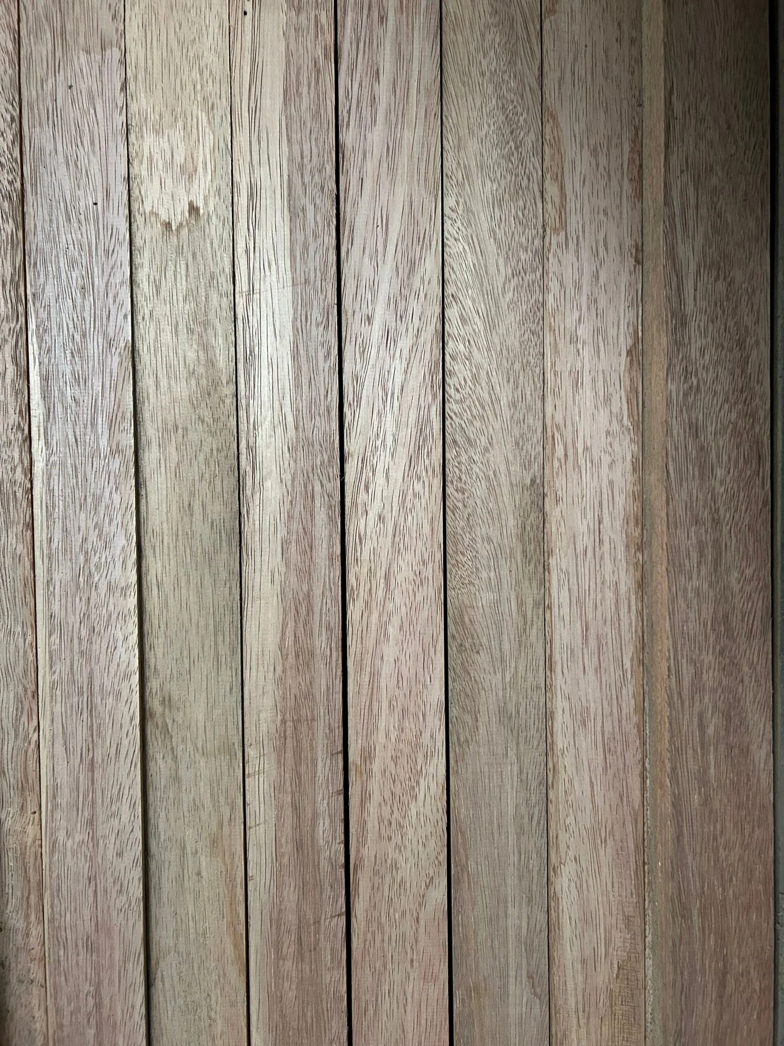 Lambourde bois exo Acajou classe 2 - 35x60 - L=1,05m - Image 4