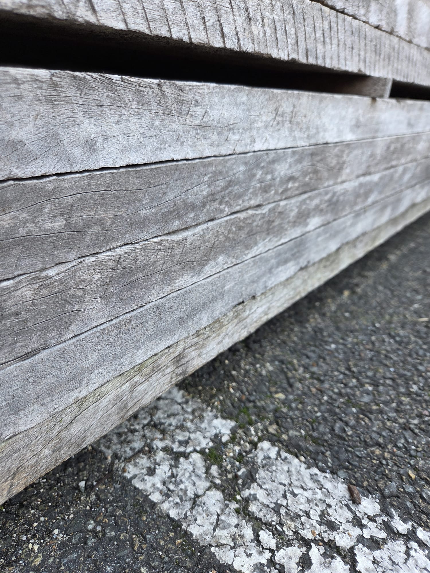 Lambourde bois exo Badi classe 4 - 34x55 - L=2,35m - Image 3