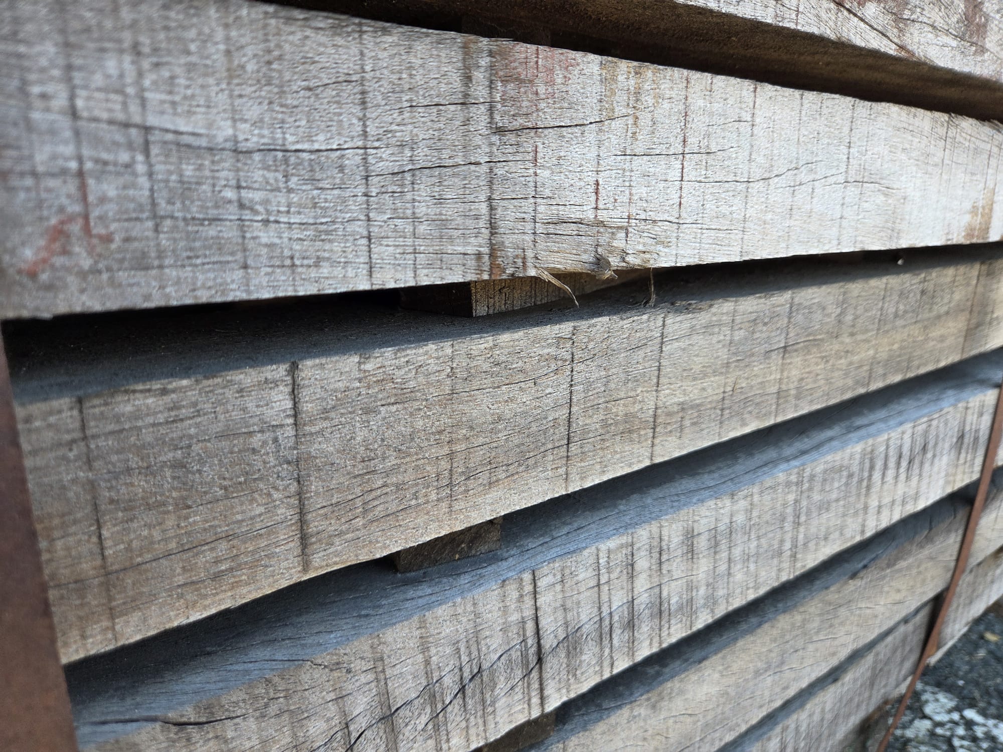 Lambourde bois exo Bossé classe 3 - 45x65 - L=1,05m - Image 3