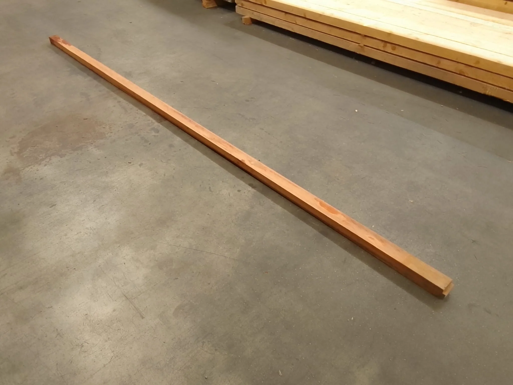 Lambourde bois exo Bossé classe 3 - 63x57 - L=3,66m - Image 4