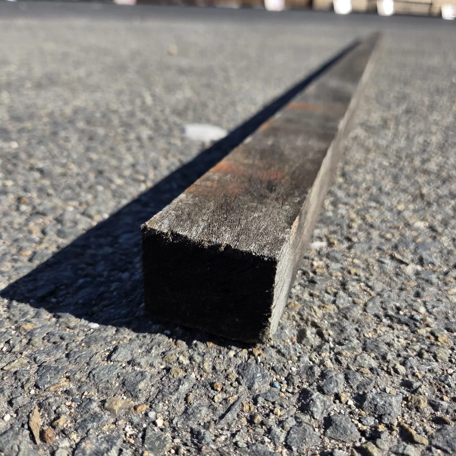 Lambourde bois exo Moabi classe 4 - 38x50 - L=2,15m