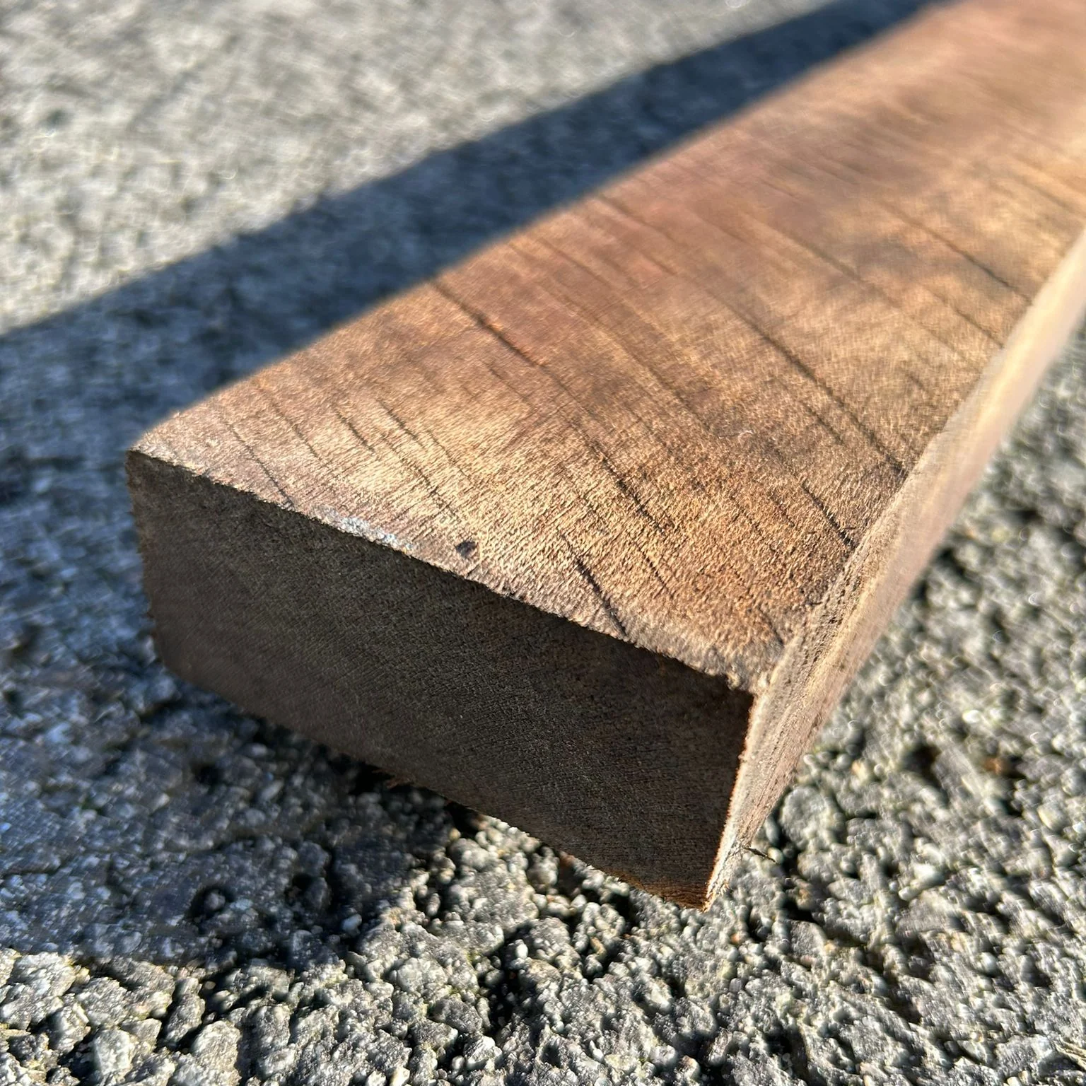 Lambourde bois exo Niangon classe 2 - 34x67 - L=1,4m