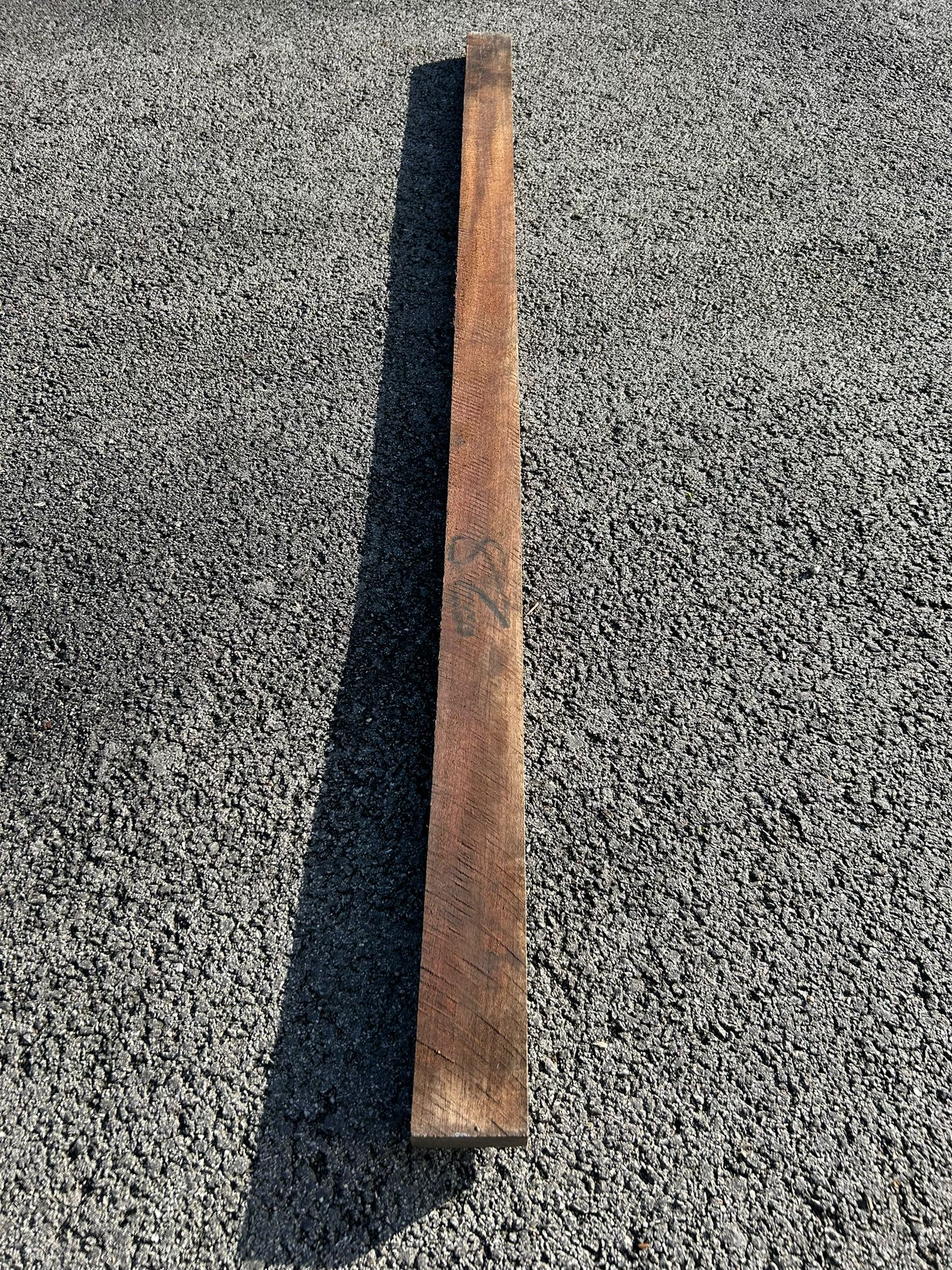 Lambourde bois exo Niangon classe 2 - 34x67 - L=1,4m - Image 3